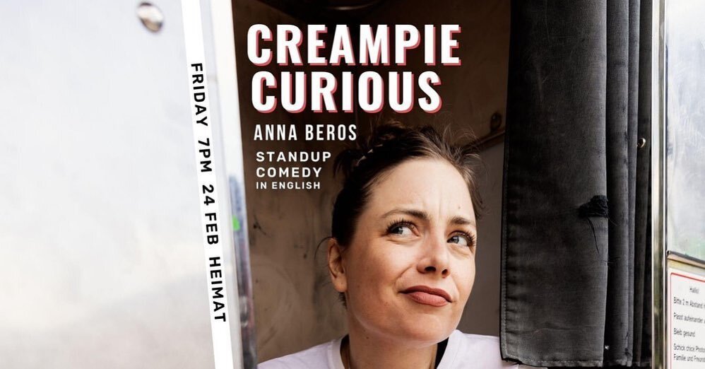 Romping through the joys, disappointments and semen of her 30s, Anna's surprisingly optimistic. She celebrates German empathy, nasty sex with manners and non-judgemental feminism. Join Anna for a night of sex focused, self-deprecating, dark and upbea