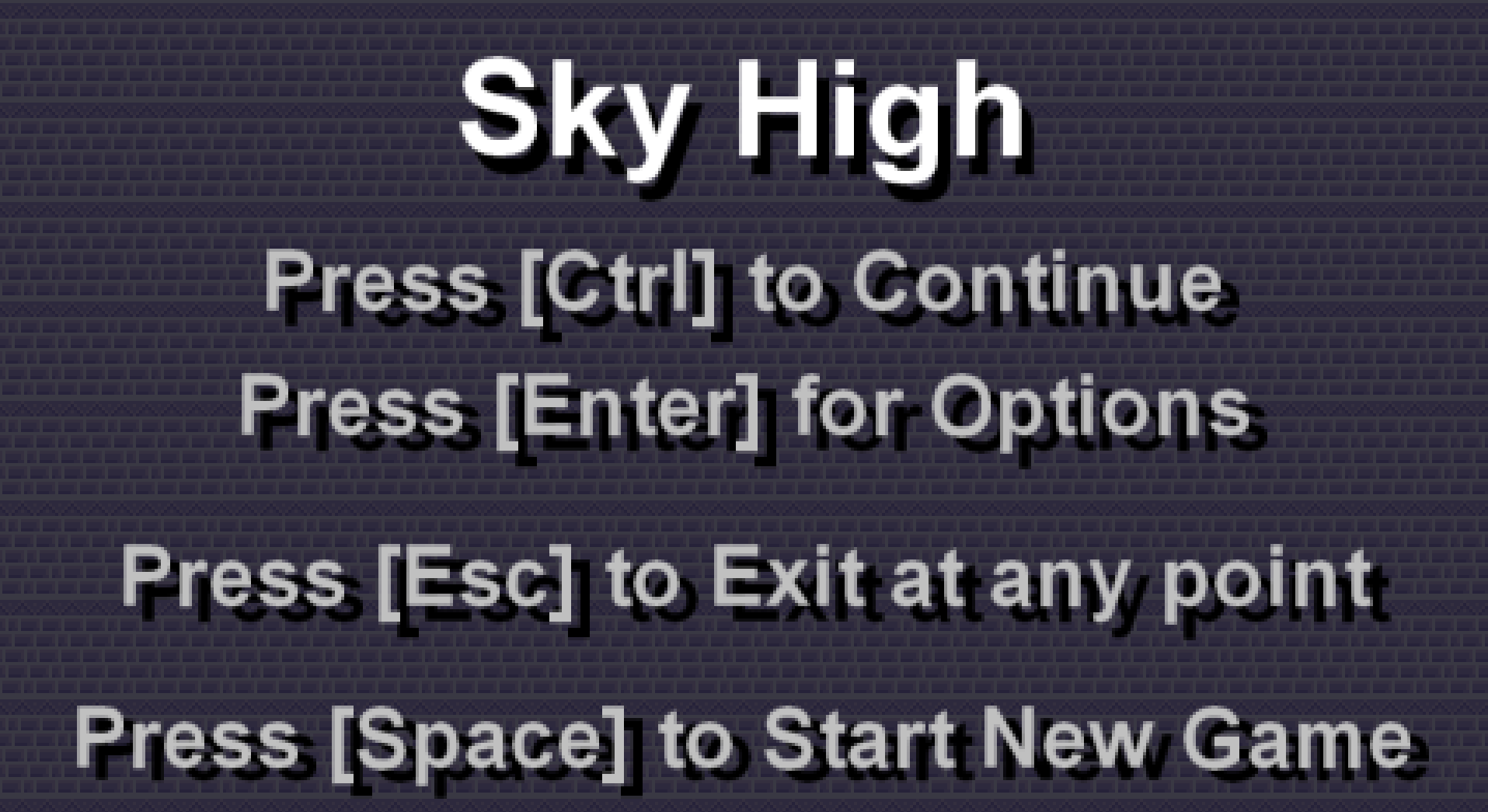 Game Menu