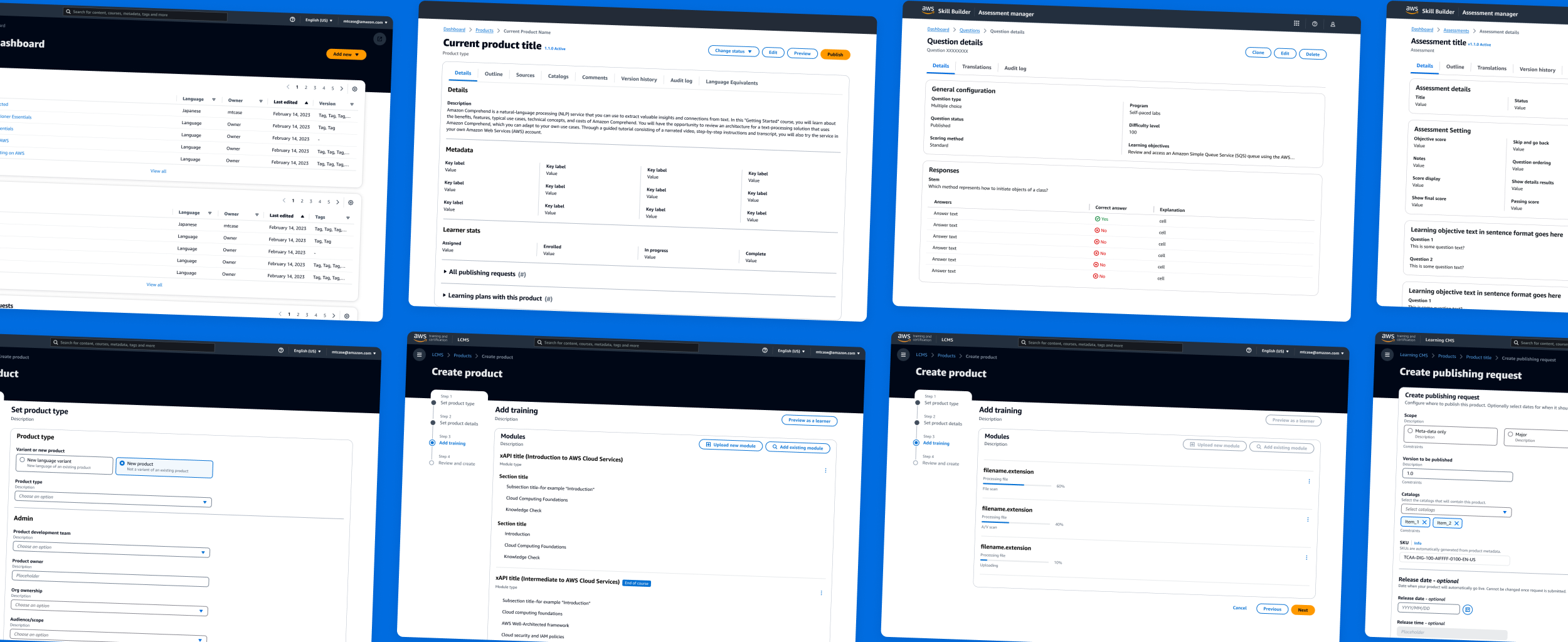 AWS Curriculum Management System