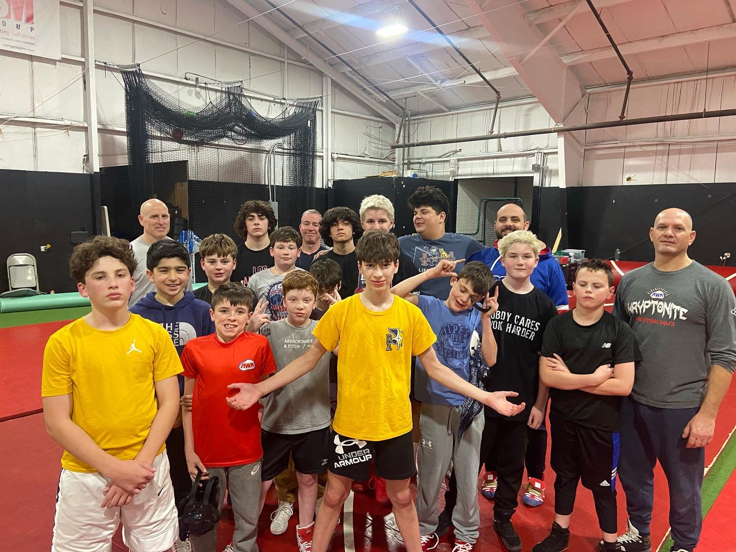 Great first practice!
.
#TakeItPersonal #KWK #Wrestling