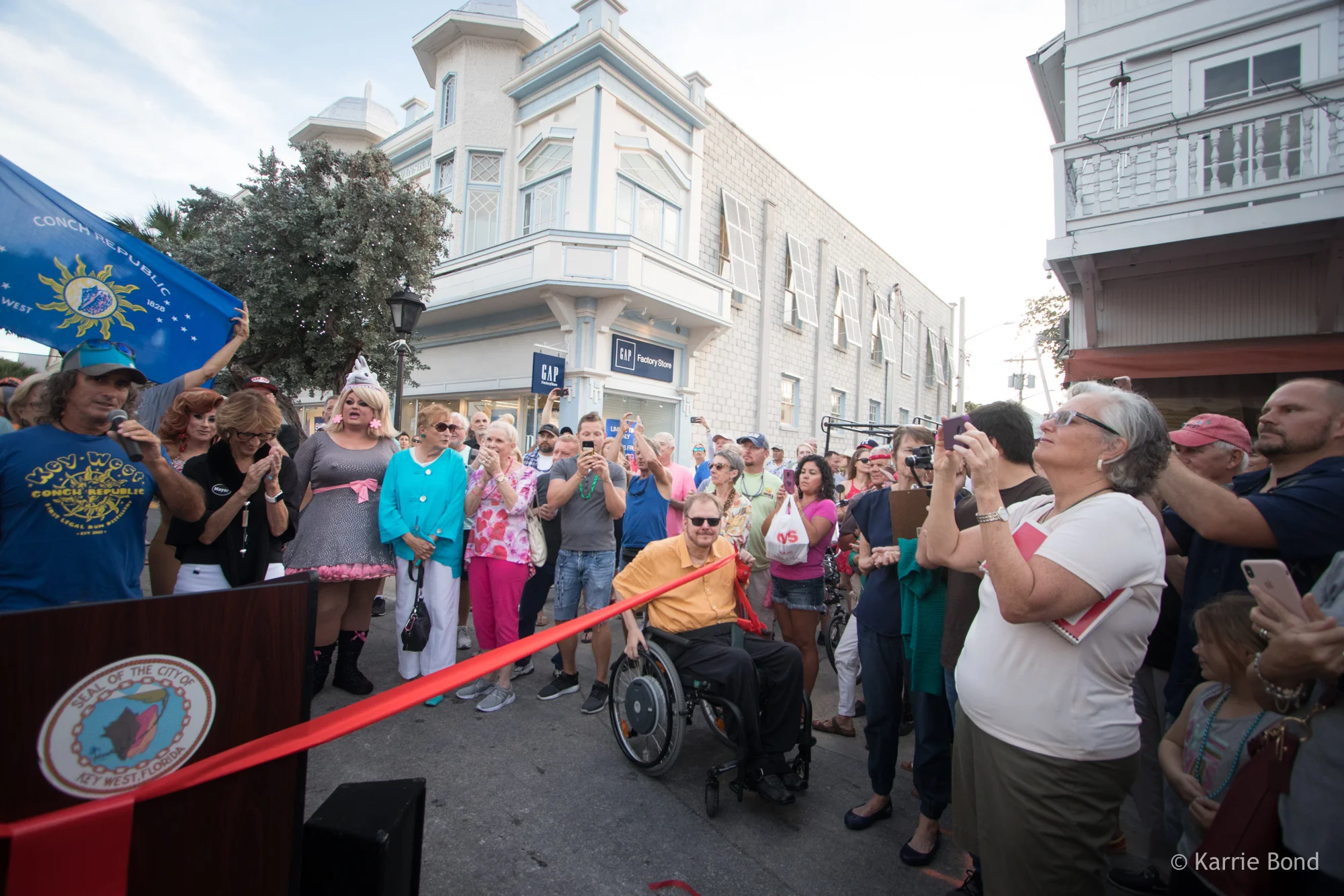 Mall on Duval opening ceremonies on February 15, 2019 in Key West, Florida