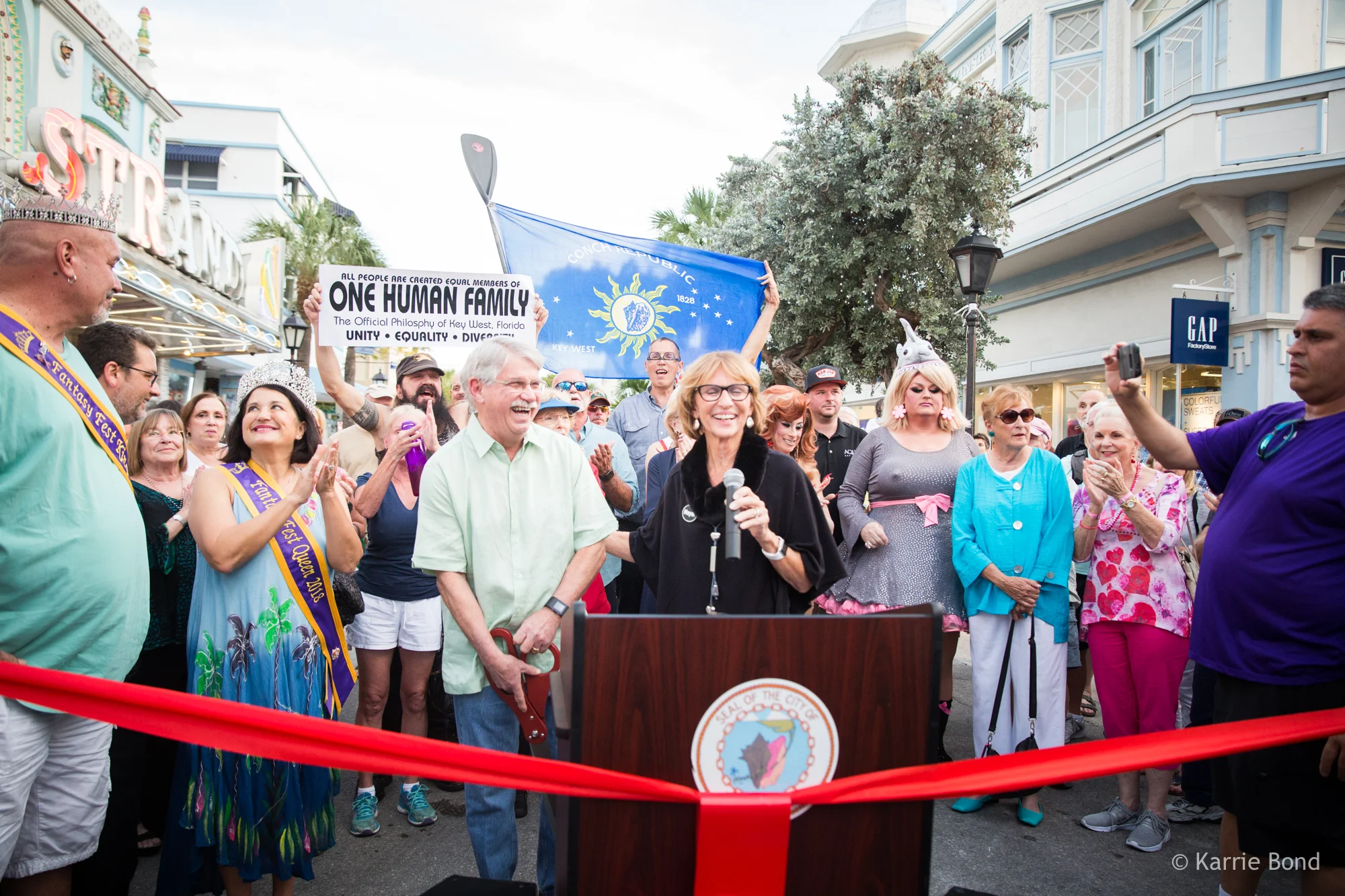 Mall on Duval opening ceremonies on February 15, 2019 in Key West, Florida