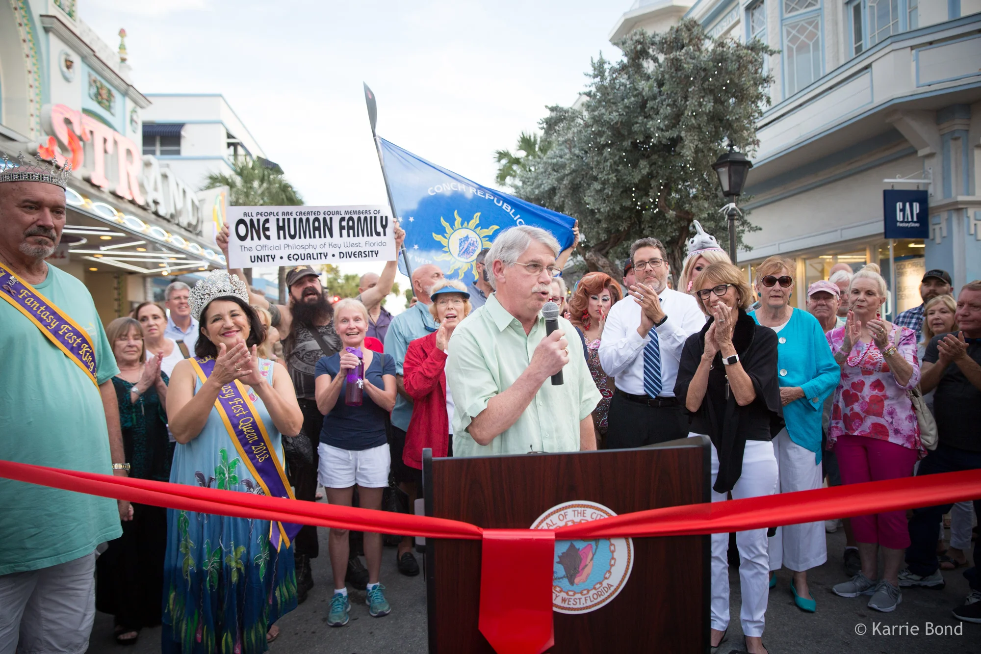 Mall on Duval opening ceremonies on February 15, 2019 in Key West, Florida