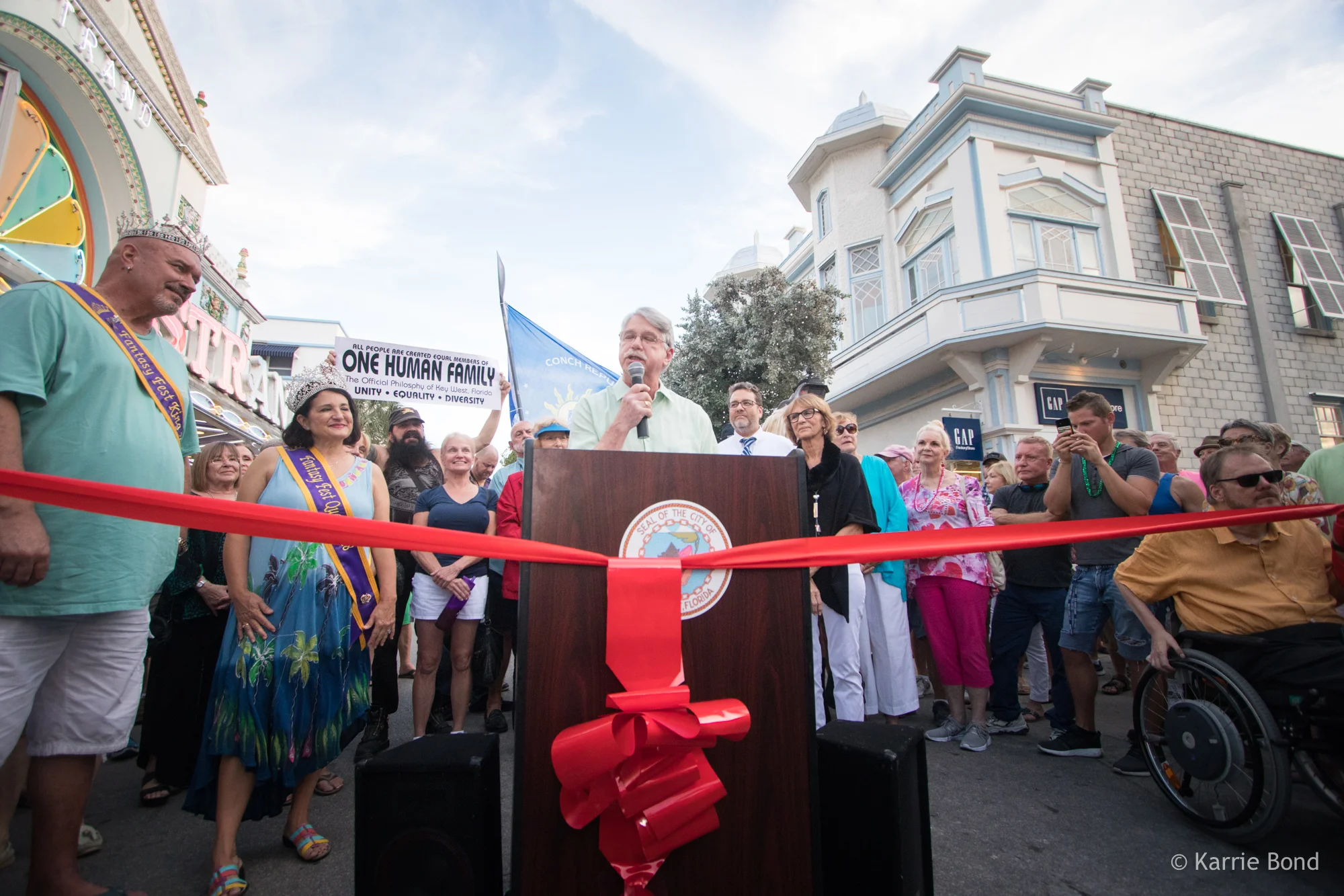 Mall on Duval opening ceremonies on February 15, 2019 in Key West, Florida