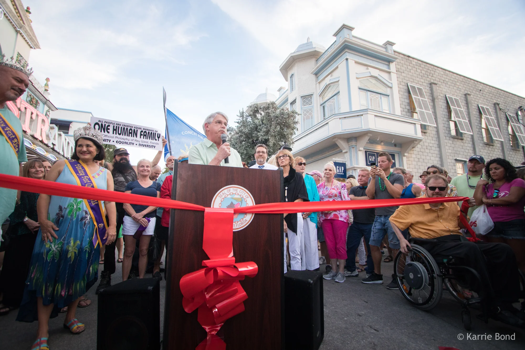 Mall on Duval opening ceremonies on February 15, 2019 in Key West, Florida