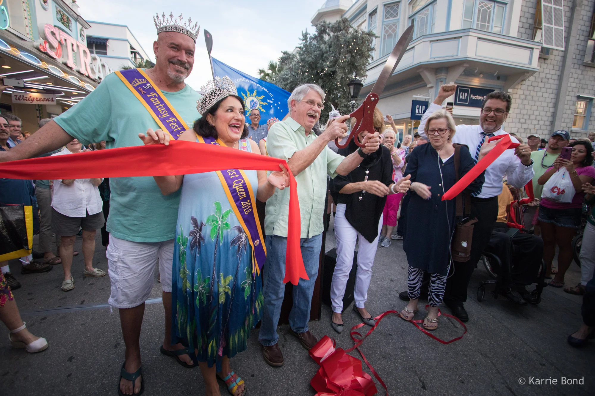 Mall on Duval opening ceremonies on February 15, 2019 in Key West, Florida