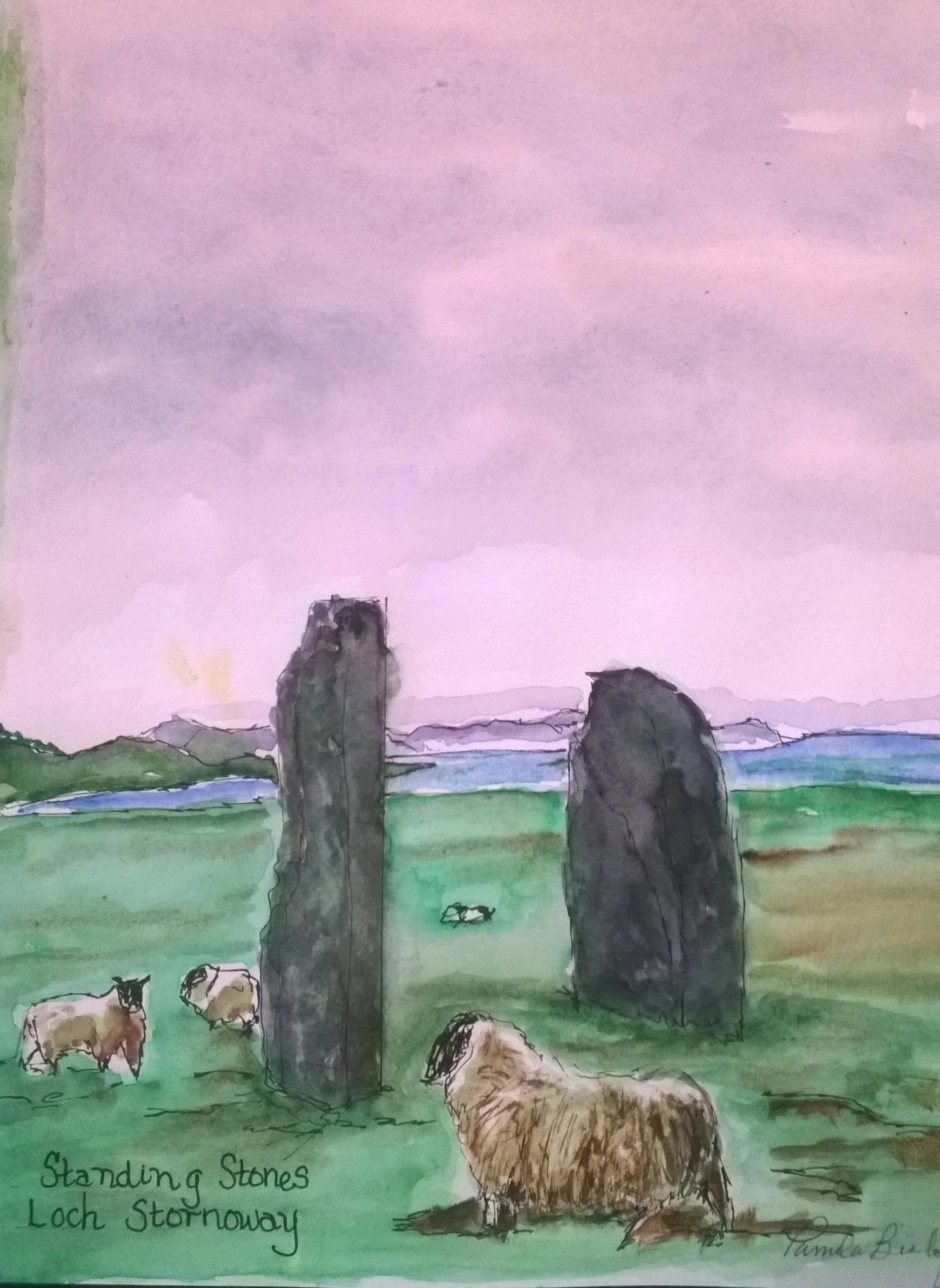  As we continued along the road past Loch Stornoway once more, I had to stop and photograph a very large stone stable along the roadside that we had passed earlier in the day. Being an equestrian, I was fascinated, and learned later from Duncan, after returning home to the U.S., that there possibly could be a connection here, too. The stable was part of the Carse House Estate where my ancestors may have also been tenants. The CCEF Scotland Tour 2017 was incredible! Scotland was all that I had dreamed of finding and so much more! The 2020 tour is already in the planning, so when it’s time, be sure to go! You don’t want to miss it! Many, many thanks to His Grace, the Duke of Argyll for hosting us in such a way that we felt welcomed home! Thanks to the marvelous tour organizers, Carl Guilford, CCNA President, and Cari Campbell! Thank you to the Friends of the Argyll Papers, to Diarmid and Alison! Thank you, with a very grateful heart, to Duncan Beaton for your diligent research, enthusiasm for the history of Scotland and the Campbell Family! Thank you, John Campbell of Kilberry, for your warm help and assistance to a fellow Campbell looking for her roots in Kilberry!
