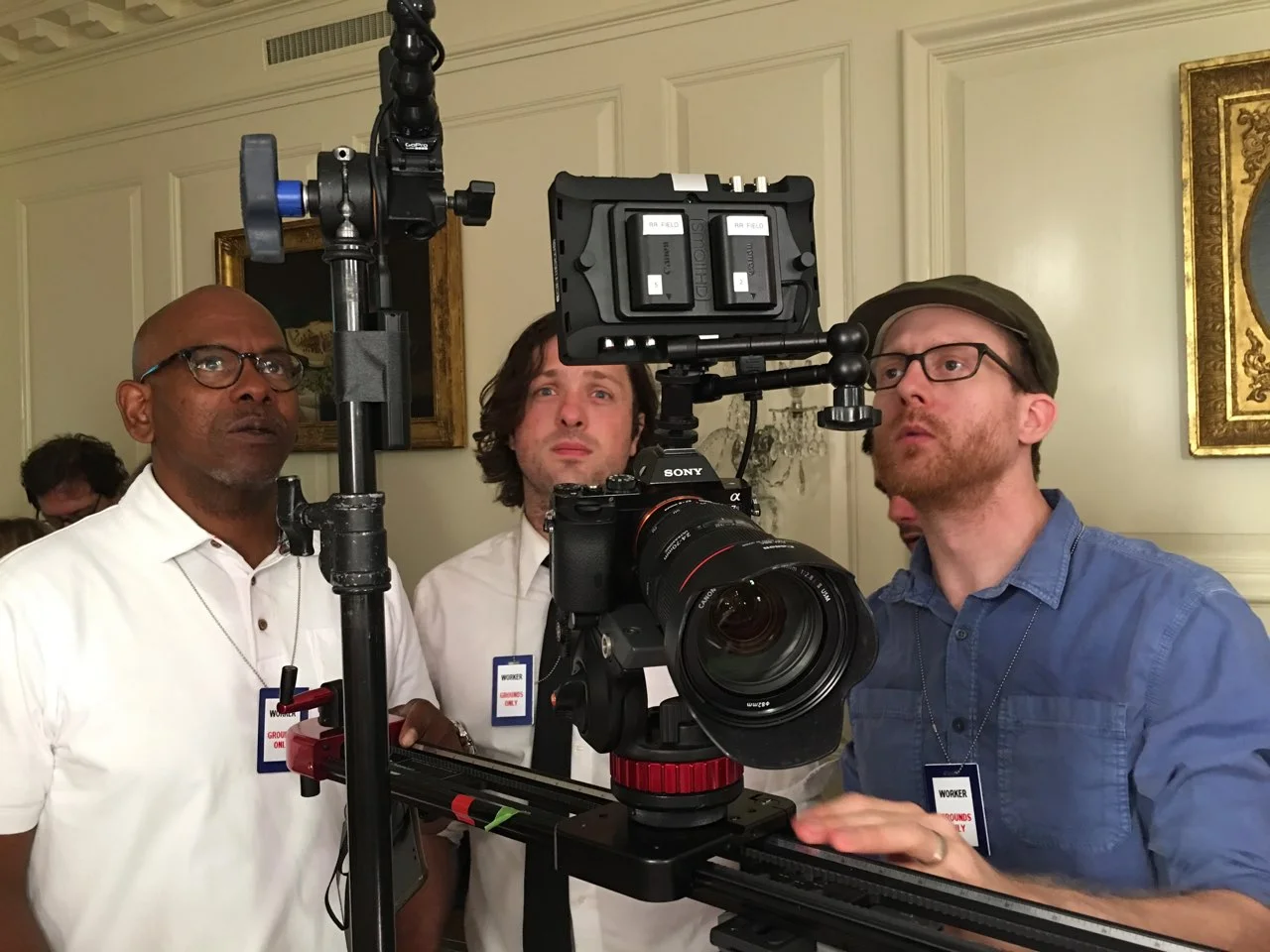 Working in the White House with Rachael Ray.