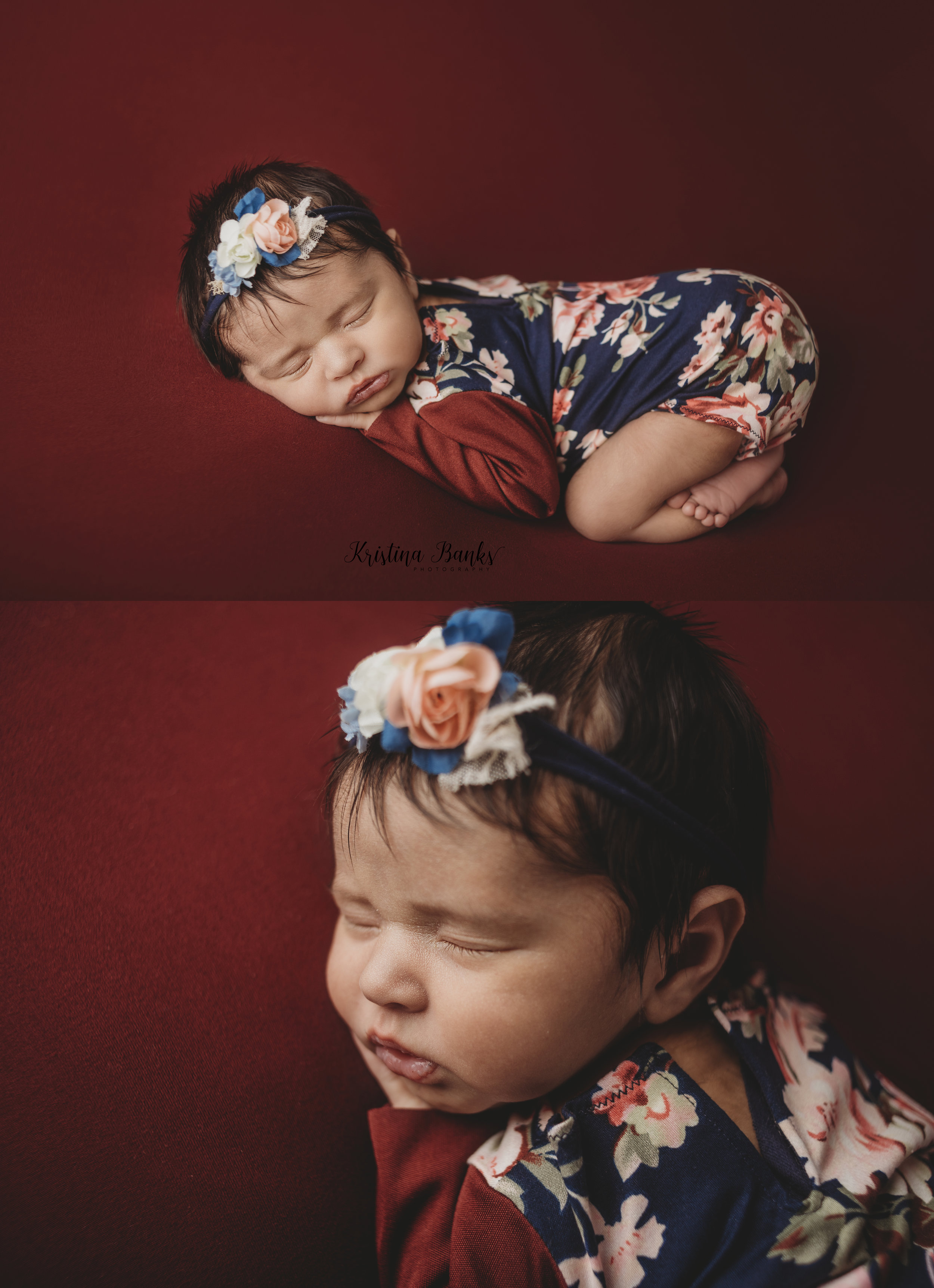 LOVE burgundy! Especially on her. <3 Look at those eyelashes and cute little lips. I just LOVE details.