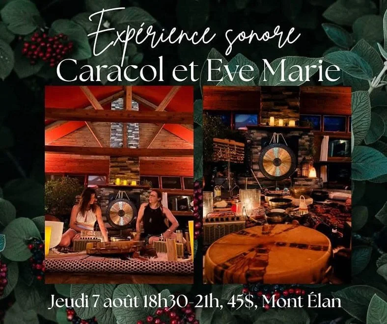 โจ CE JEUDI 7 août à la vallée du @mont.elan โจ
@evemarieroy33 et moi-même sommes de retour pour vous offrir une Expérience Sonore haute en vibrations ๐ฅโ๏ธ๐ซ
Ces soirées sont vraiment spéciales !!! Il y