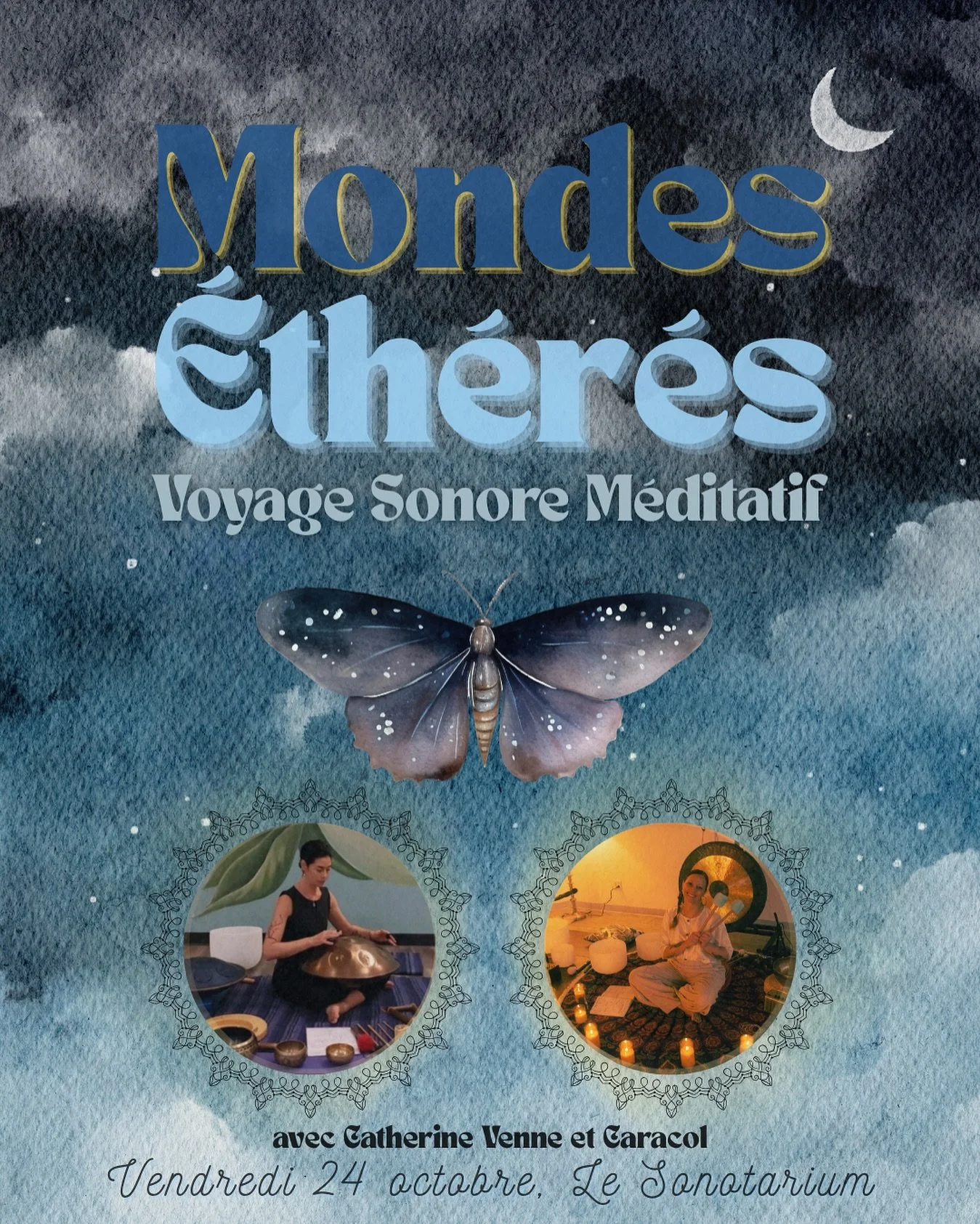 โจ๐ฆ MONDES ÉTHÉRÉS: un moment de reconnection, un plongeon dans le subconscient. Viens explorer tes rêves et ré-harmoniser ton système nerveux, porté.e par des paysages sonores majestueux. Vendredi le 2