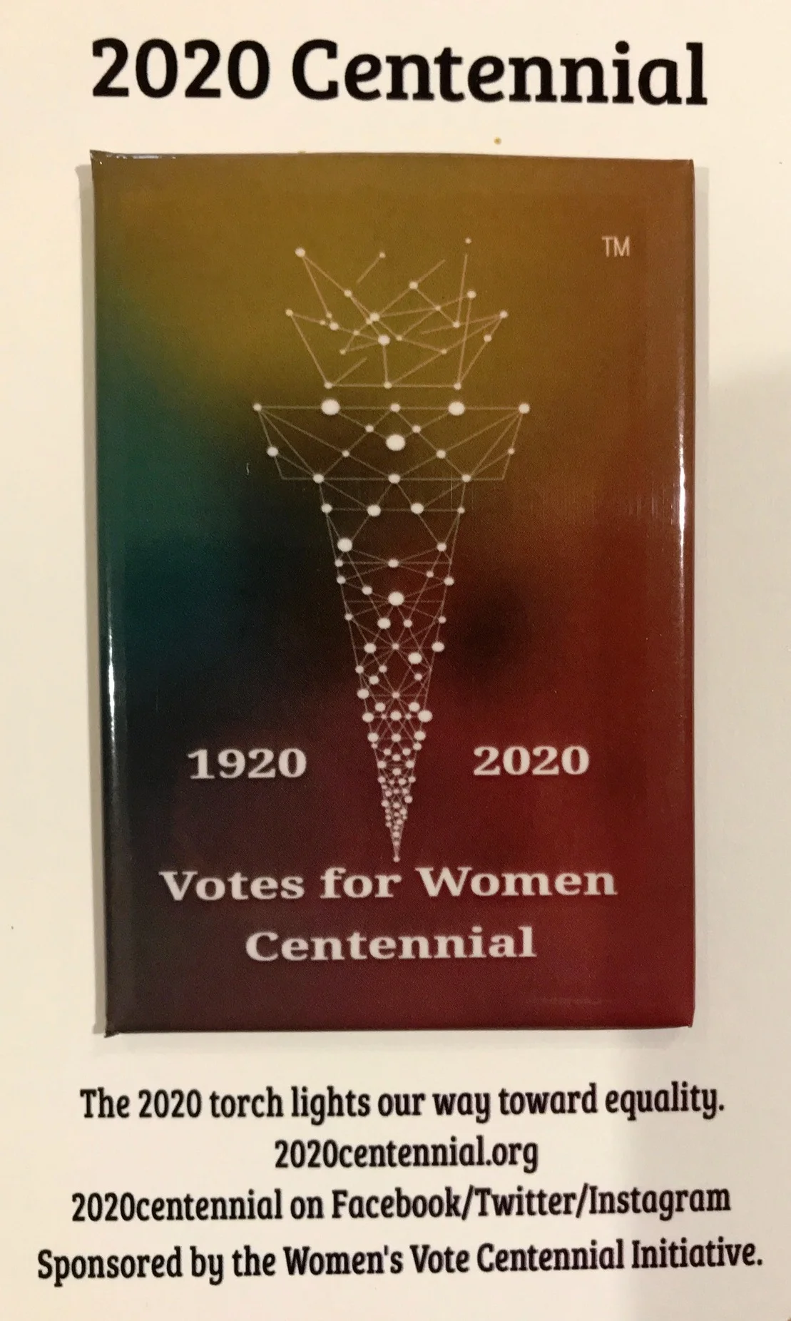 2020 Centennial Pin/Magnet