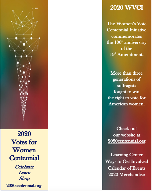 2020 Centennial Bookmark