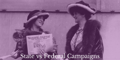 Lesson Plan: State vs. Federal Campaigns Grade level: 9th-12th Source: National Women’s History Museum