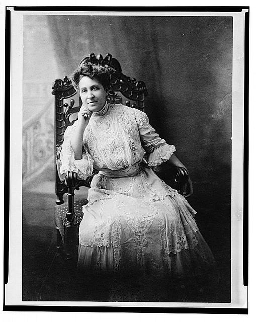 Mary Church Terrell, three-quarter length portrait, seated, facing front