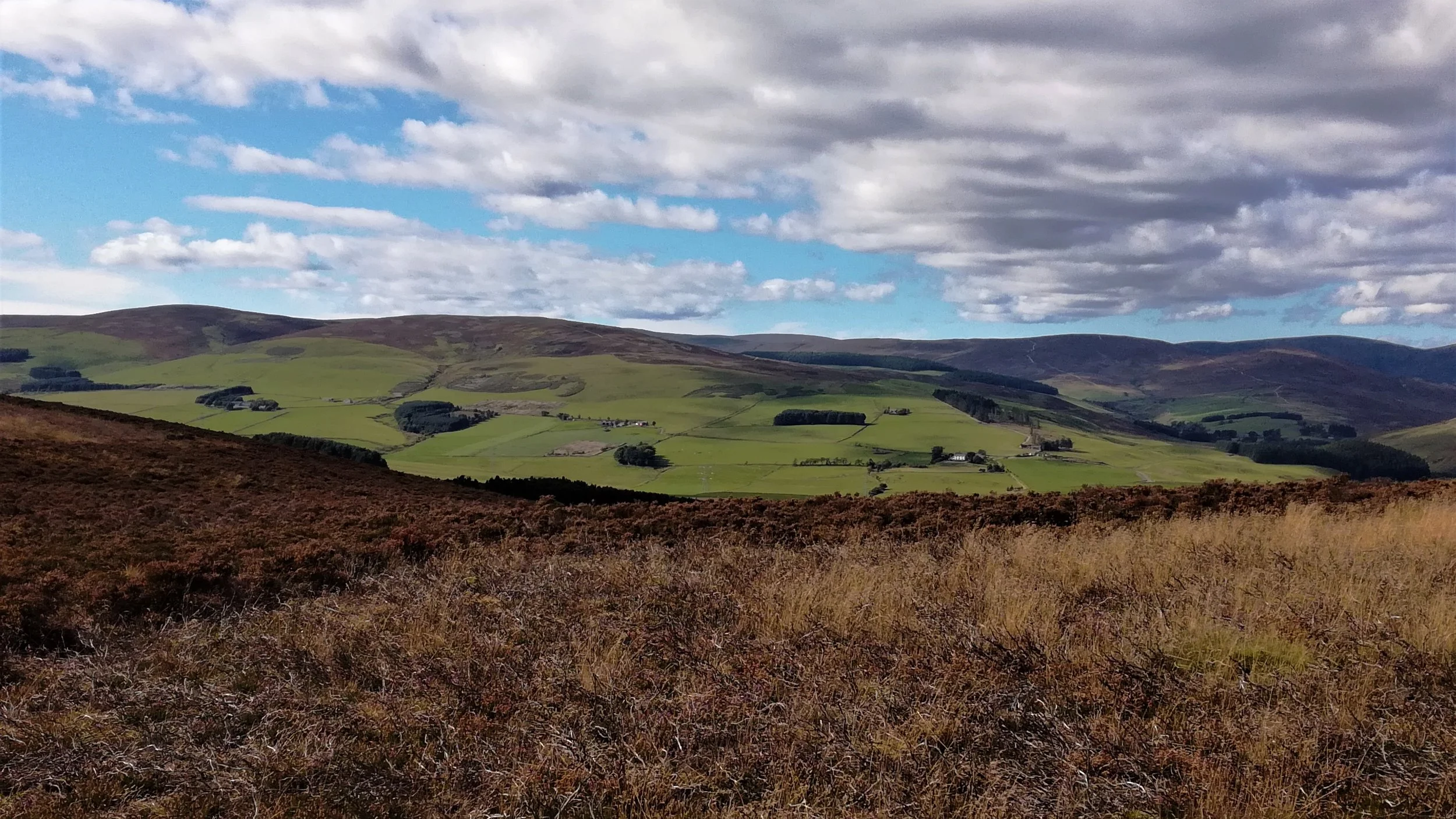 View from the Pictish hill fort