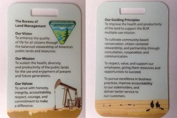 BLM Employees Ordered to Wear Propaganda Badges (PEER)