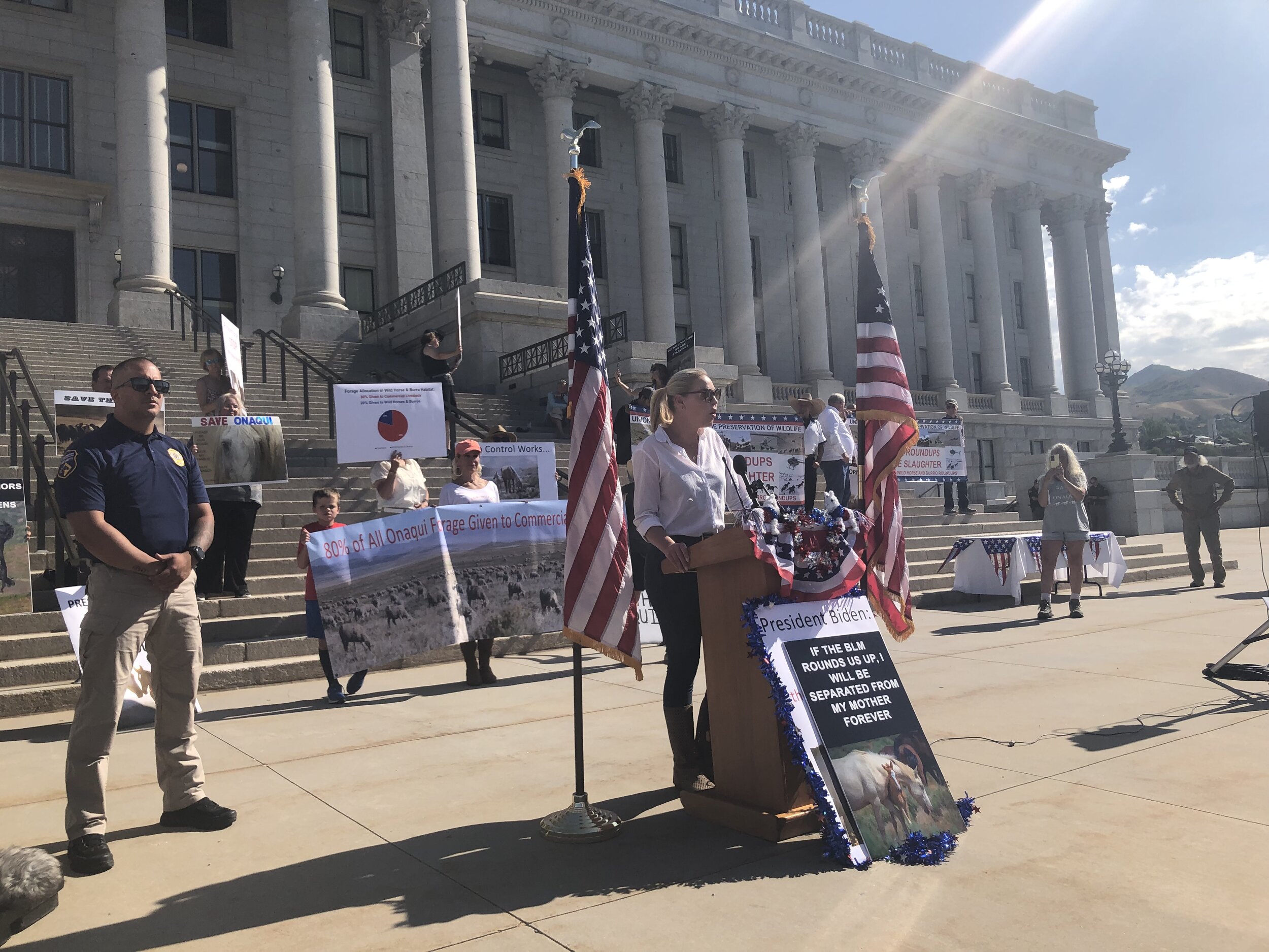 Katherine Heigl, Horse Advocates Take Utah Capitol by Storm with Rally to Save Iconic Onaqui Herd from President Biden’s Roundups