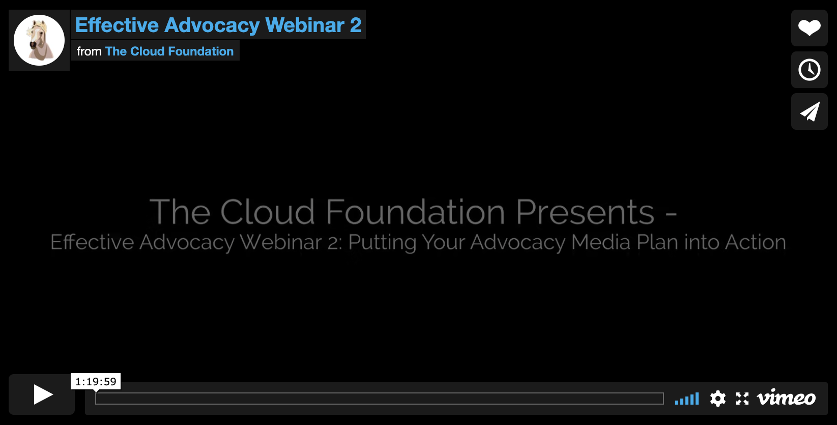 Webinar: Putting your Media Advocacy Plan into Action