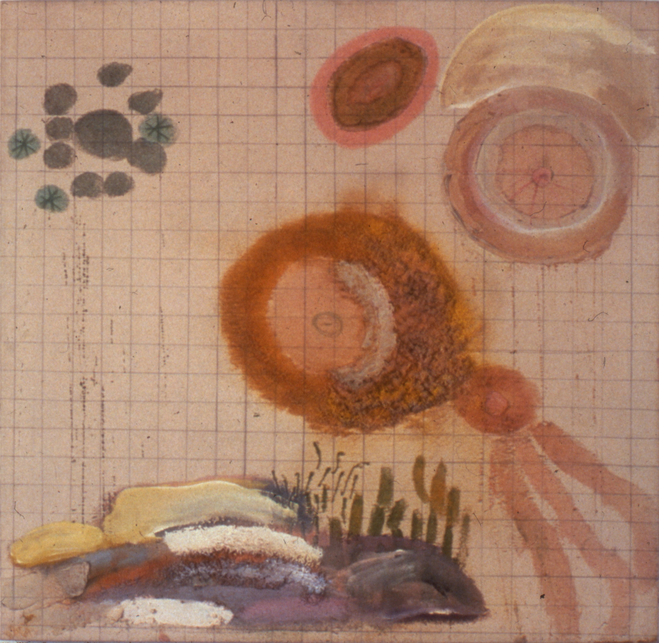 Flock Landscape with Grid