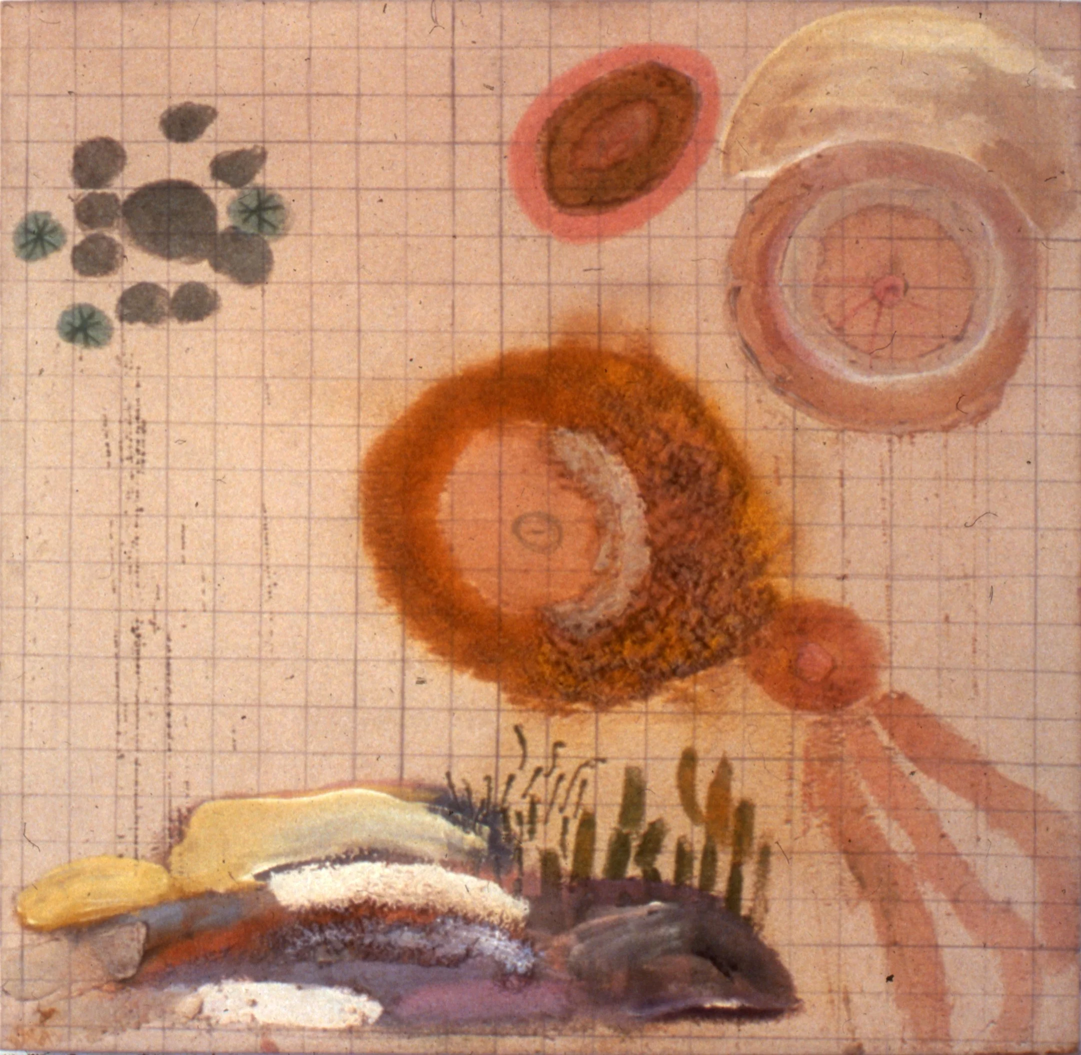  Flock Landscape with Grid