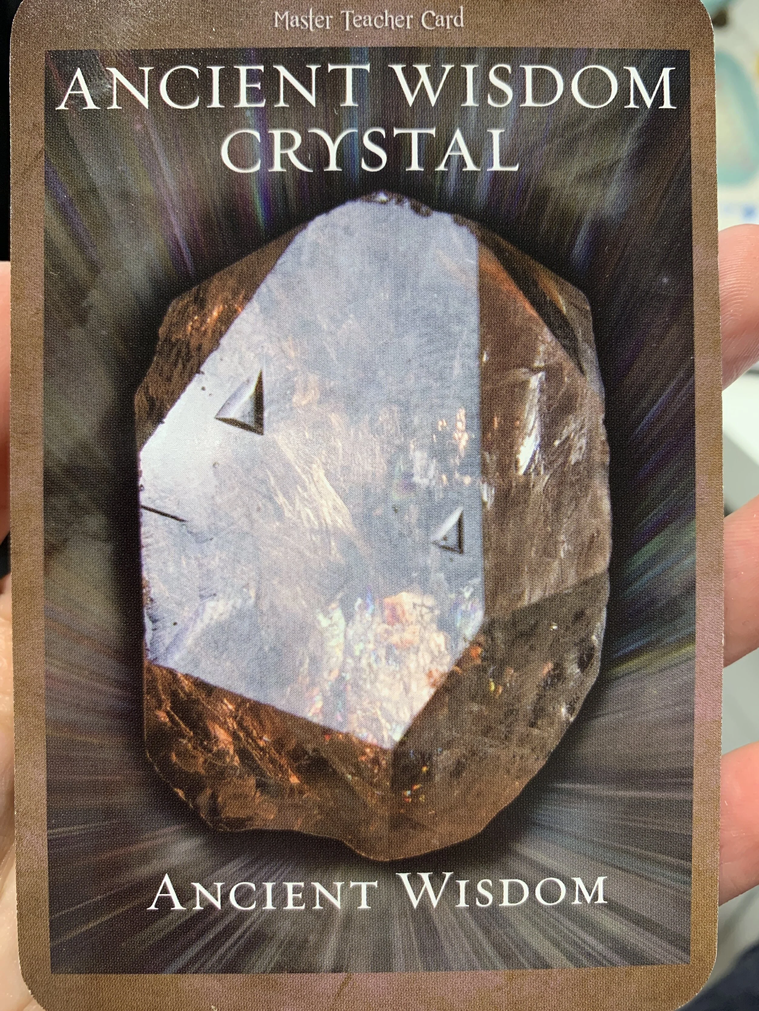 The Ancient Wisdom Crystal