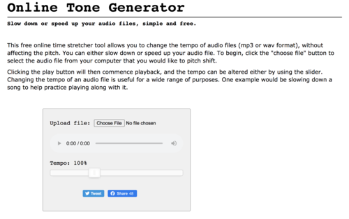 Online Tone Generator