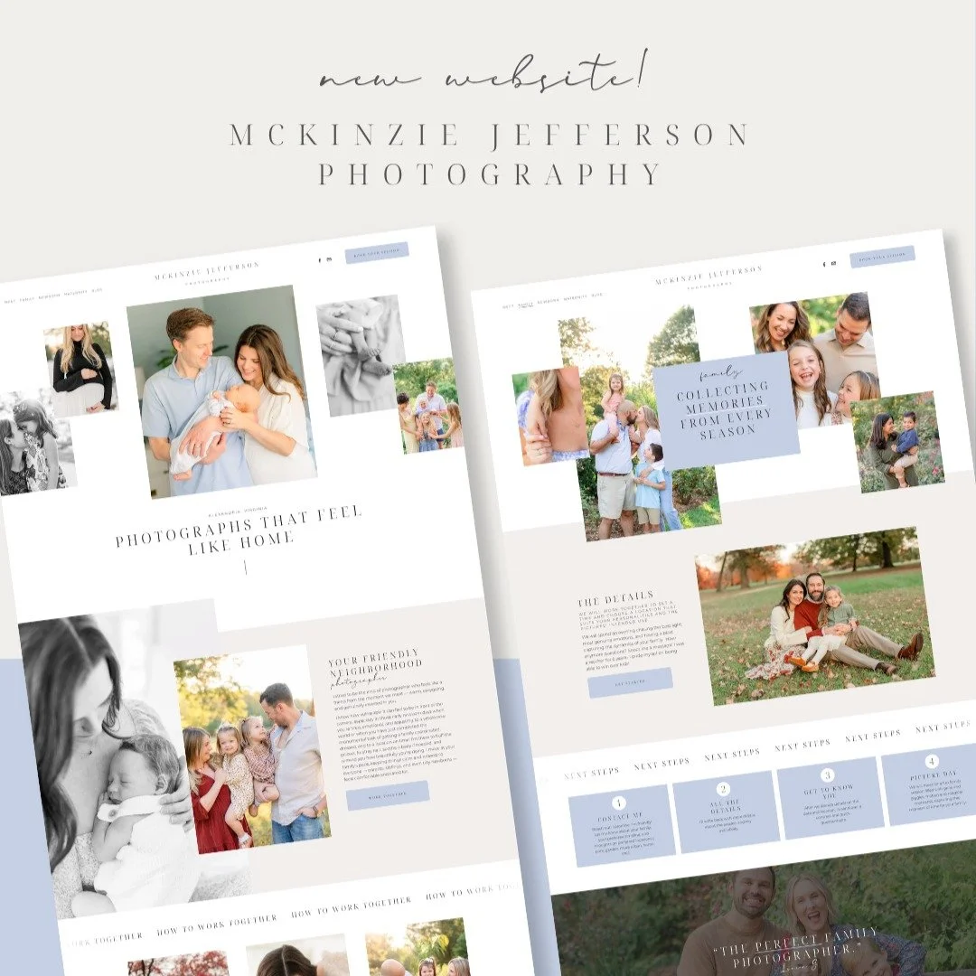 My new website is up and I couldn't be more excited! Big BIG thanks to Chelsea from @23and9creative for making my vision come to life and making it even better than I imagined! Feel free to check it out and share! It's so nice to have a website that 