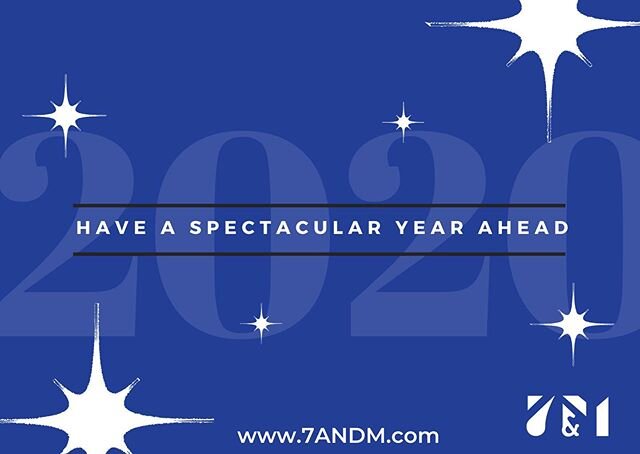 Happy New Year!  2020 = 20/20 Vision.  Go get it and make it a great year. #7andM