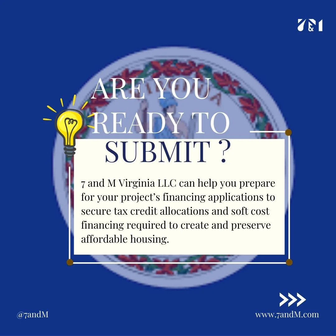As we prepare for the end of the year, it's almost 2026 application season.  Are you ready to submit your financing applications?  7+M is ready to help you.  Connect with us to discuss working together.  #virginiahousing #virginiadhcd