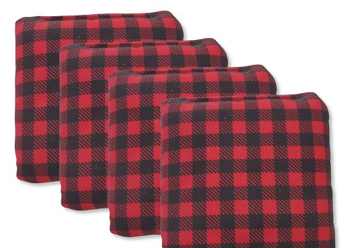 Red and black plaid premium house bags