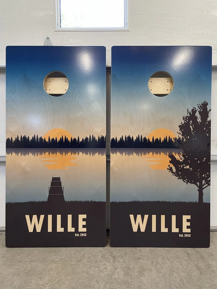 Sunset lake boards
