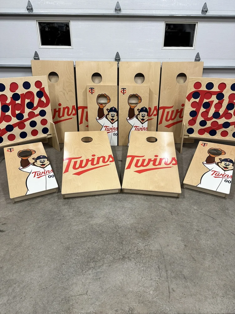 Twins boards at Target Field
