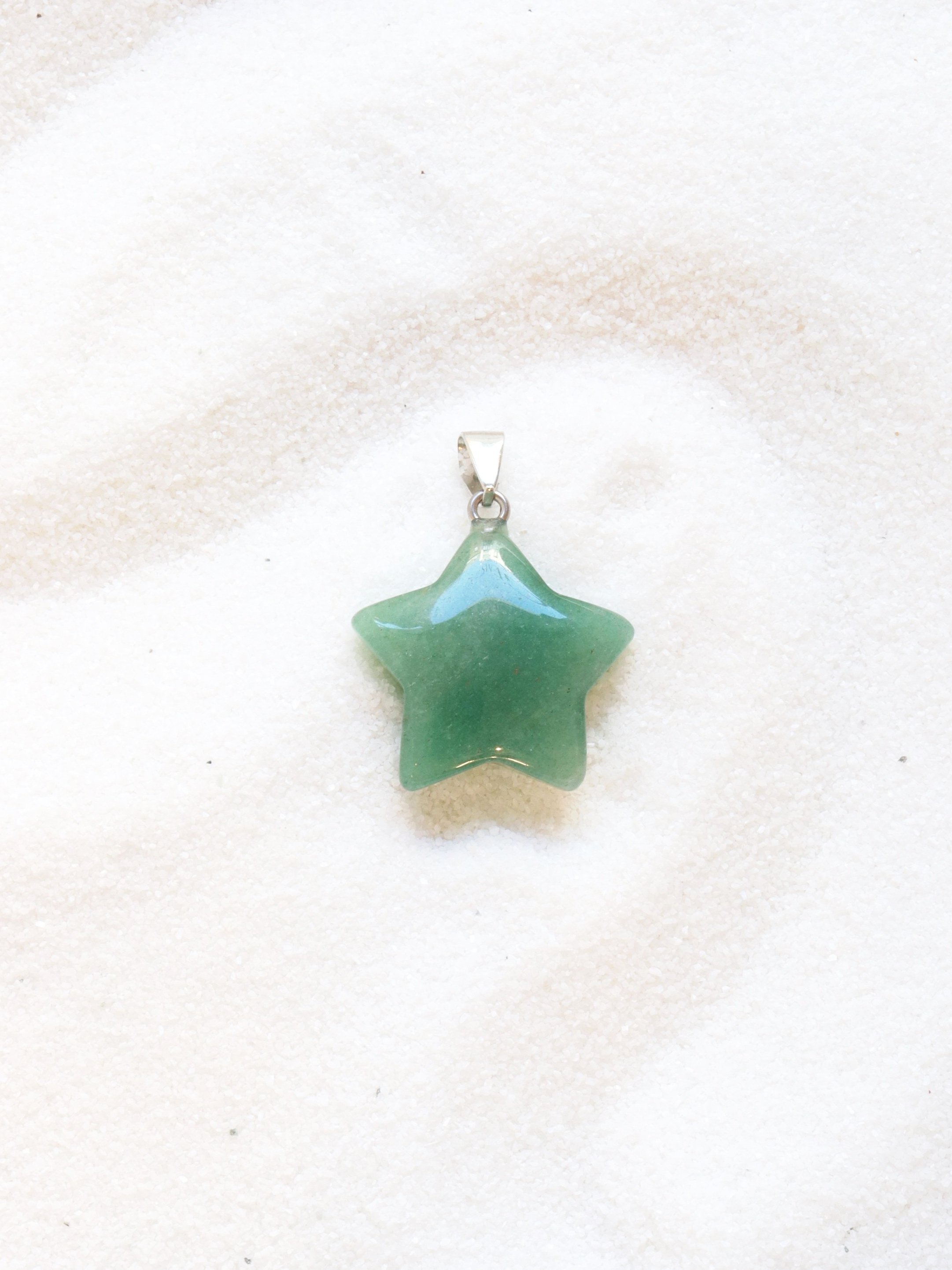 Pendentif étoile Aventurine - Avancer avec confiance