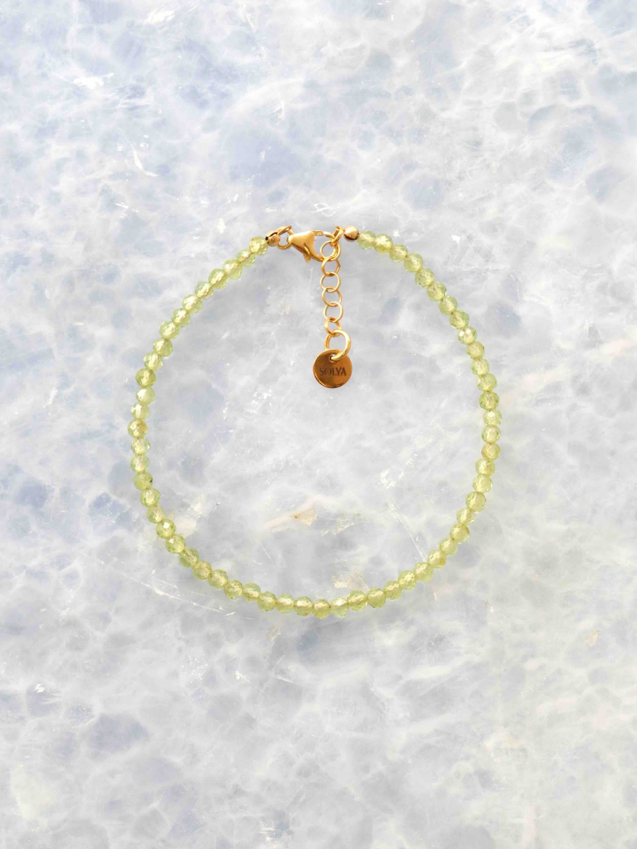 Bracelet Péridot - Réduction du stress