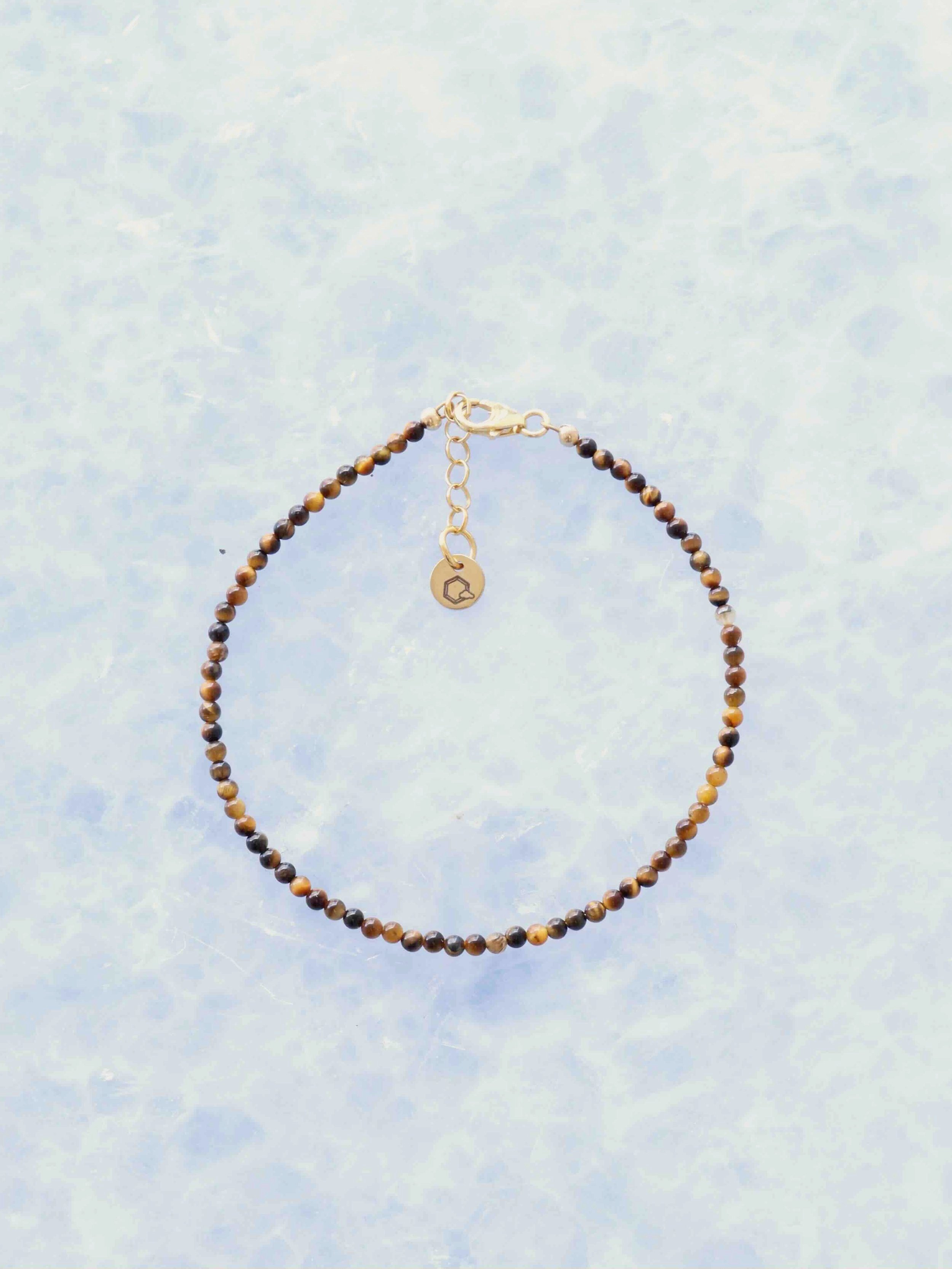 Bracelet mini Œil-de-tigre - Pierre pour laisser briller sa lumière intérieure - Eshop de lithothérapie - Boutique de pierres éthiques & naturelles - Belgique - Bracelet de lithothérapie