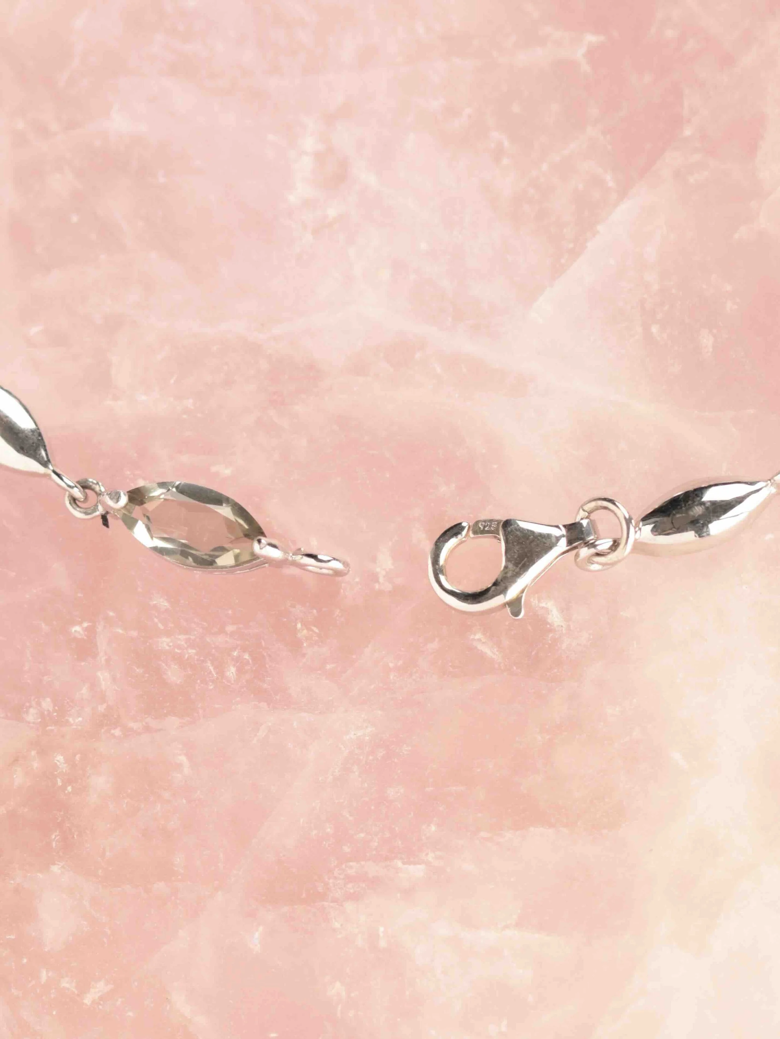 Bracelet Citrine, Améthyste & Topaze & Argent 925 du Brésil