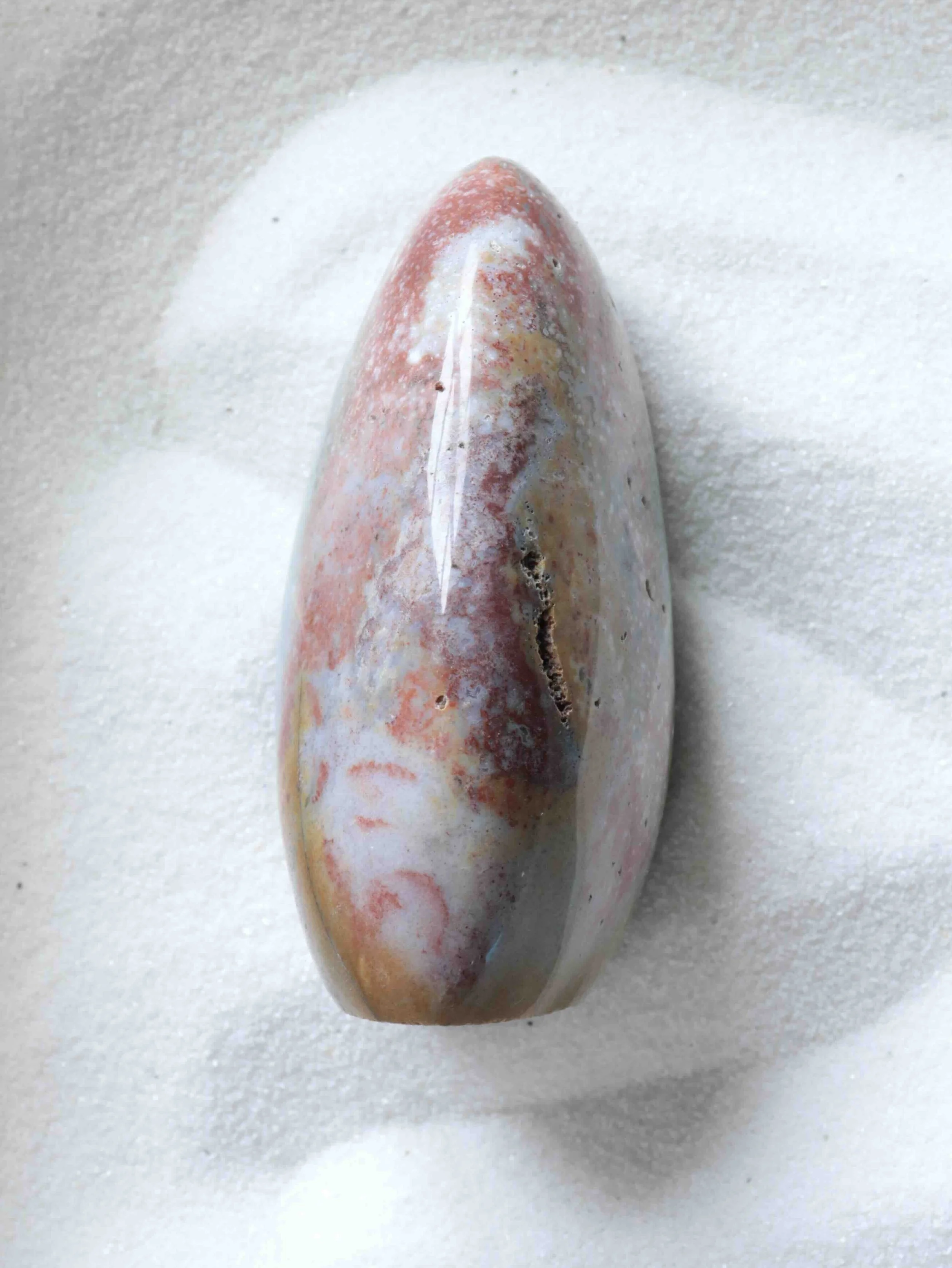 Dôme en Jaspe océan - Pierre pour la douceur & le lâcher prise - SOLYA - Eshop de lithothérapie - Magasin de pierres éthiques & naturelles en Belgique - Bijoux, cristaux & minéraux