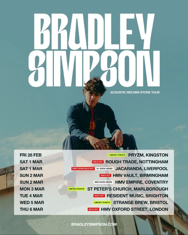 "Experience Bradley Simpson's Intimate Record Store Tour"