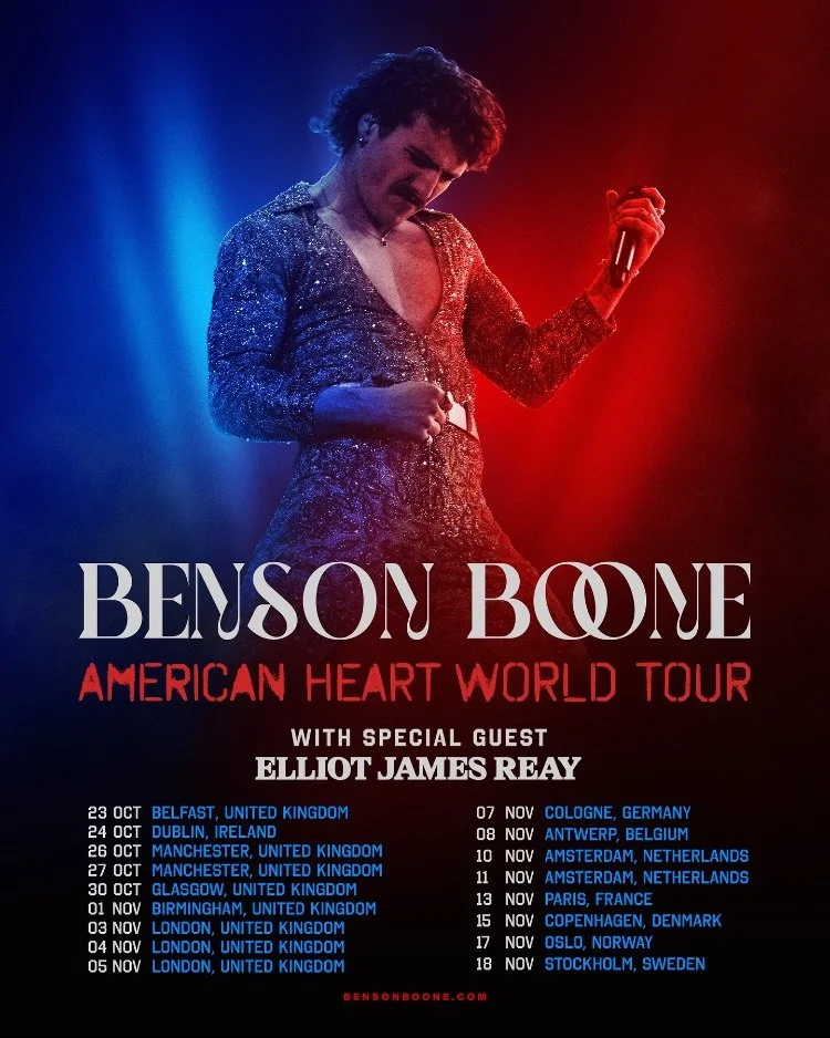 "Elliot James Reay Joins Benson Boone for UK Tour"