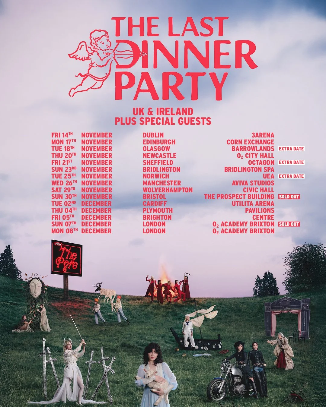 "Last Dinner Party Adds Glasgow Date: Get Your Tickets!"