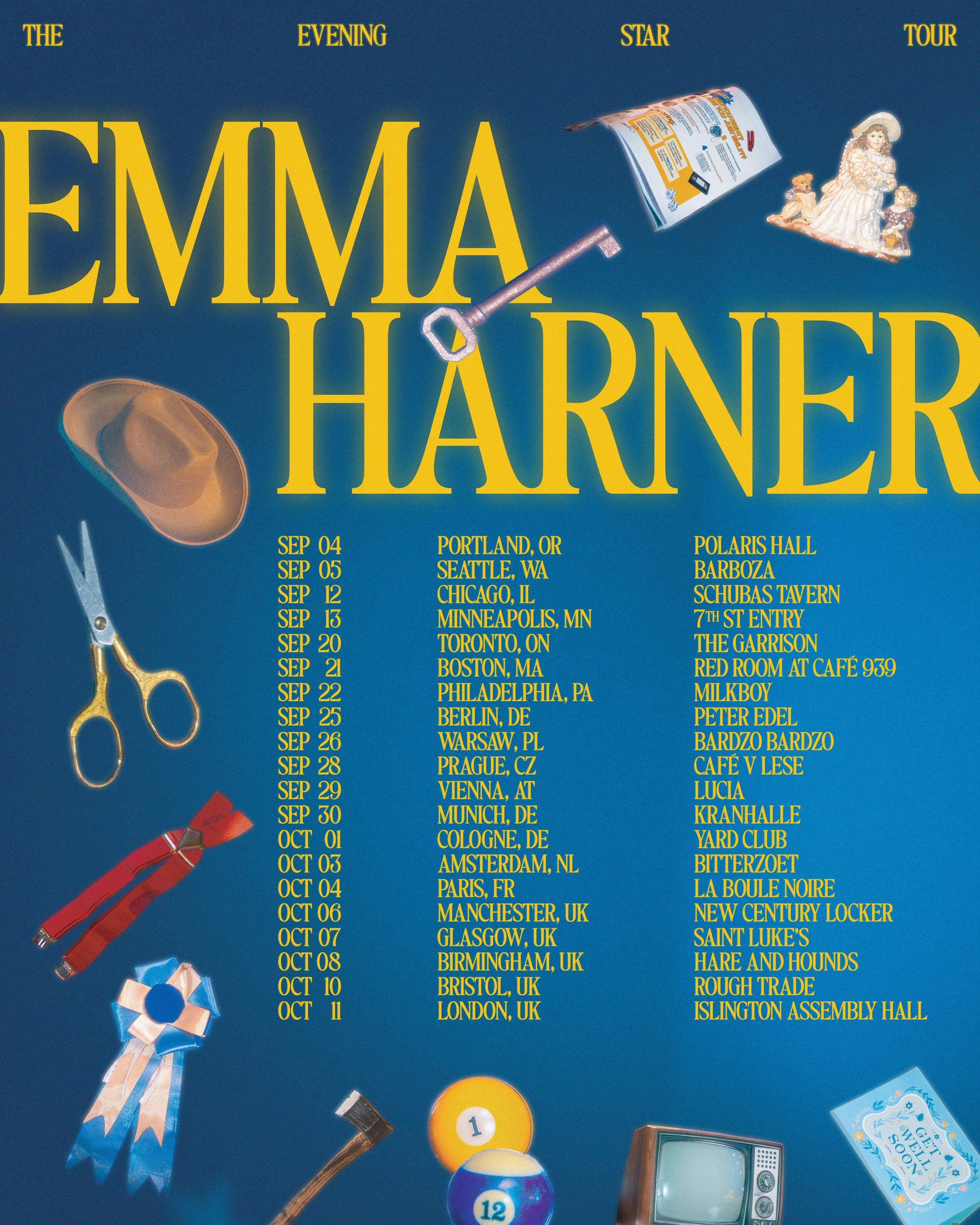 "Emma Harner Sets Out on Evening Star Tour"