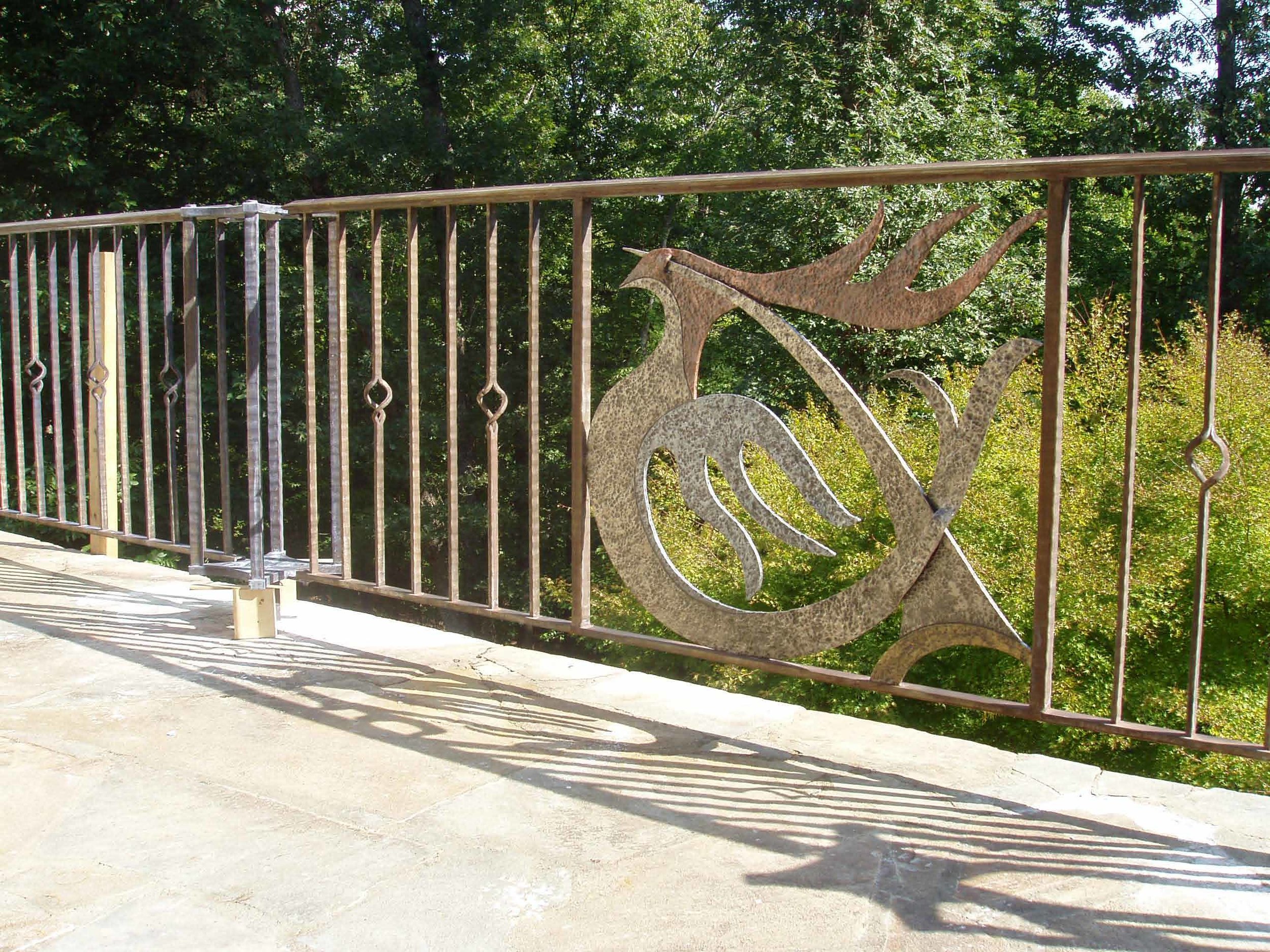modern balcony rail