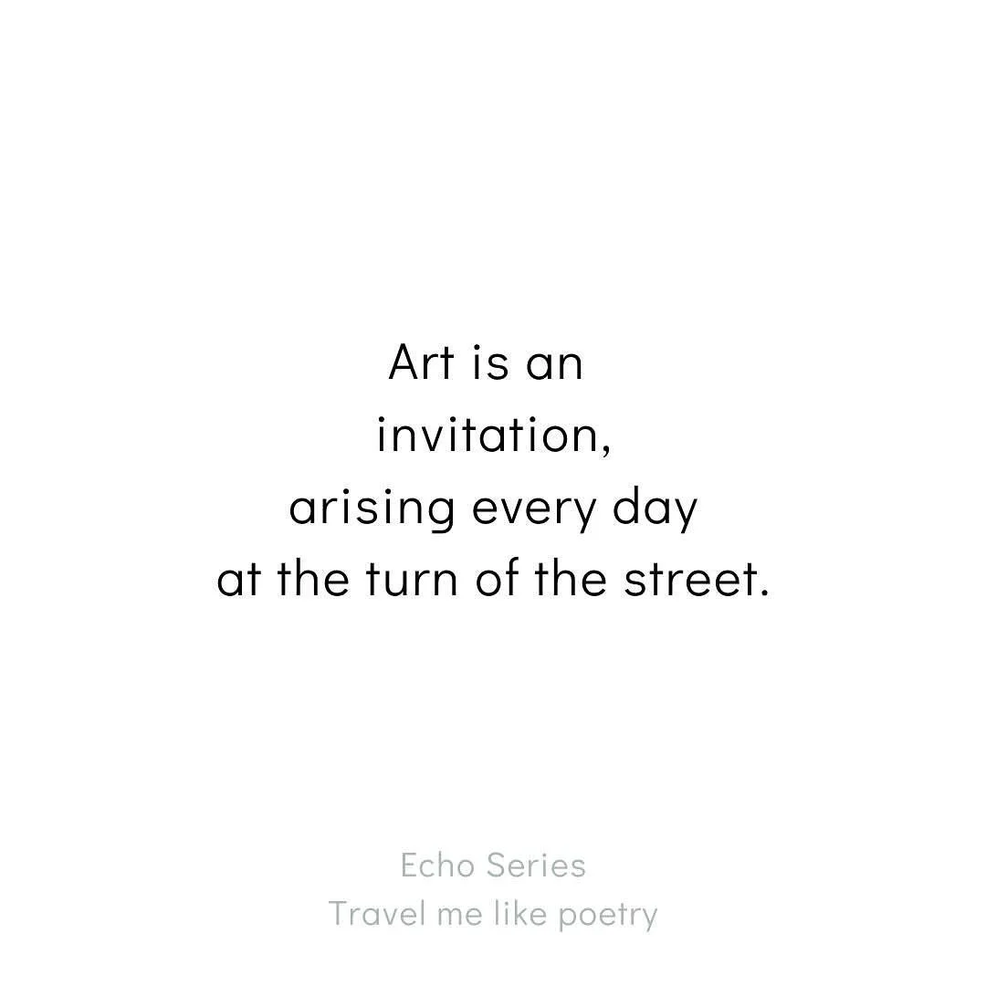 Demain, dans l&rsquo;Echo Series, je partagerai un po&egrave;me n&eacute; dans les rues de Saint-Paul de Vence.
Un dialogue entre l&rsquo;art et la vie, entre ce que nous cr&eacute;ons et ce qui nous &eacute;meut.
En attendant, voici un fragment &mda