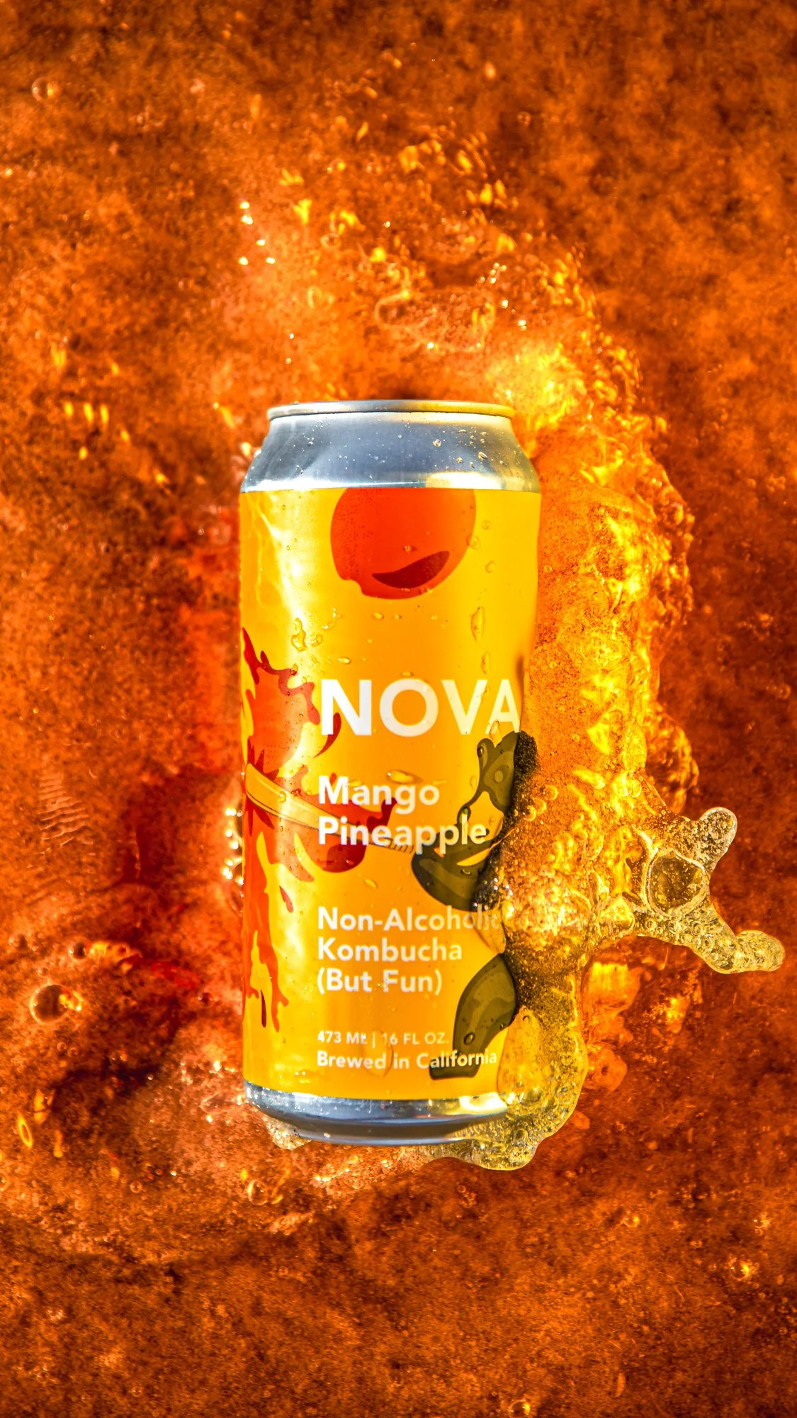 Nova Brazil Kombucha Product Photography