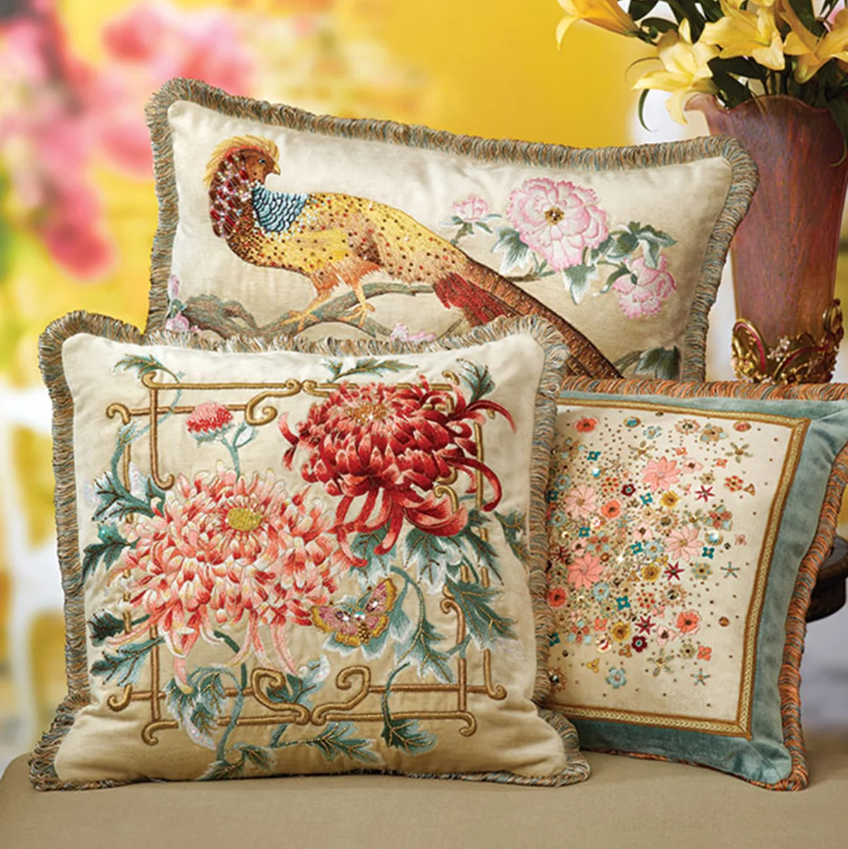 jay strongwater pillows