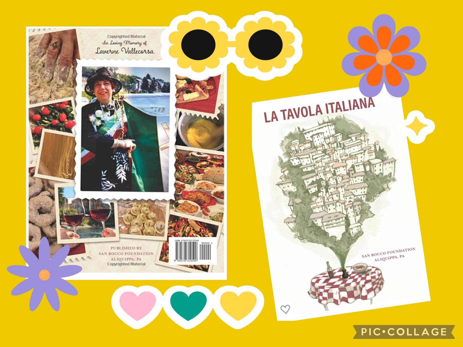Looking for that last minute gift for mom?? You can send her a copy of the family favorites!!! Then cook for her!! 
La Tavola is available on Amazon. $25 

https://www.amazon.com/Tavola-Italiana-San-Rocco-Foundation/dp/0578319594

As well as at Cesin