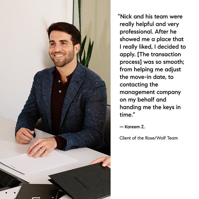 Happy Testimonial...Wednesday? ⭐️ Meet Nick, the father of our office dog, Louie, and a real estate agent &amp; property manager by trade. Have any questions regarding the home buying/selling process, rental process, or need someone to manage a prope
