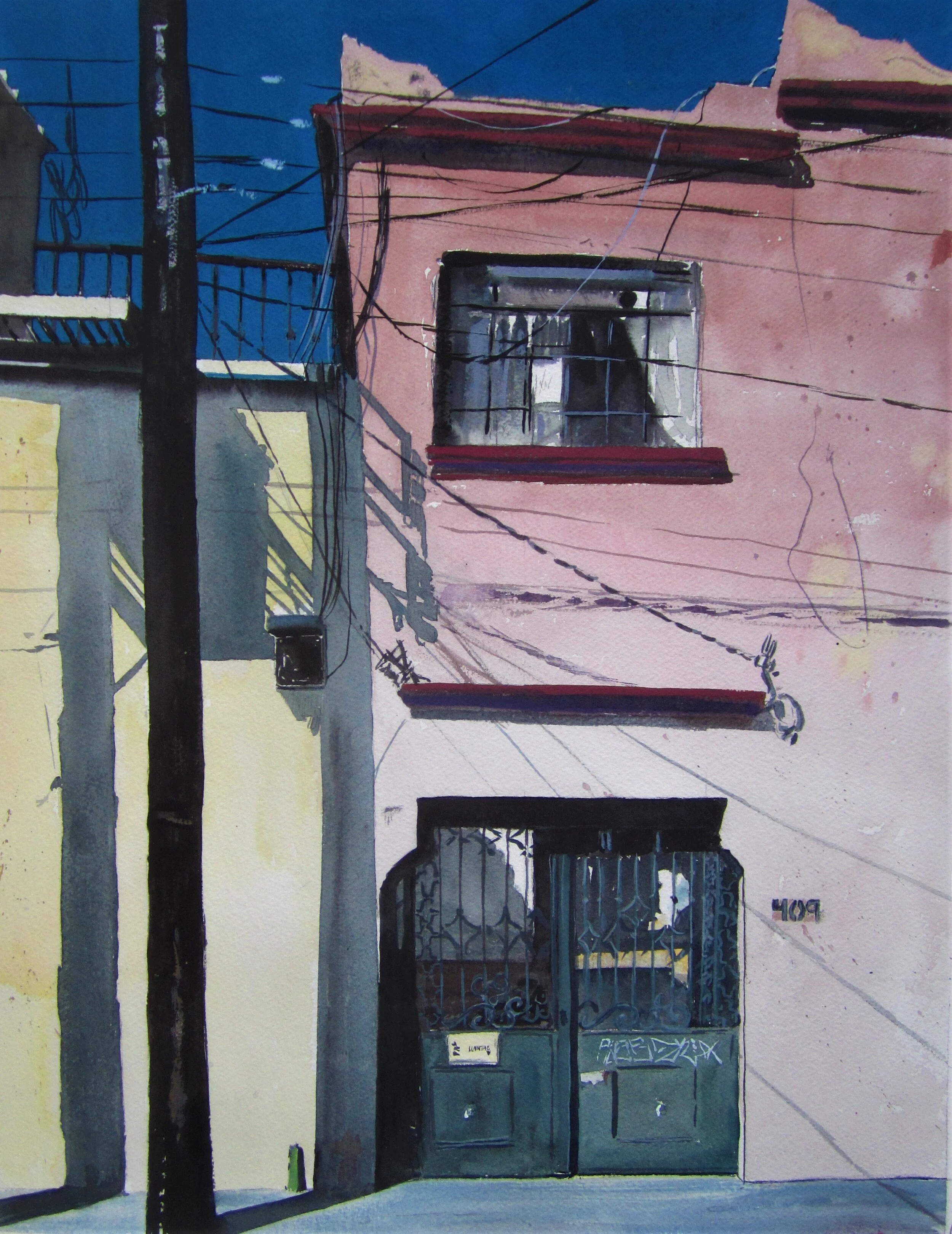 Oaxaca de Juarez watercolor 2019