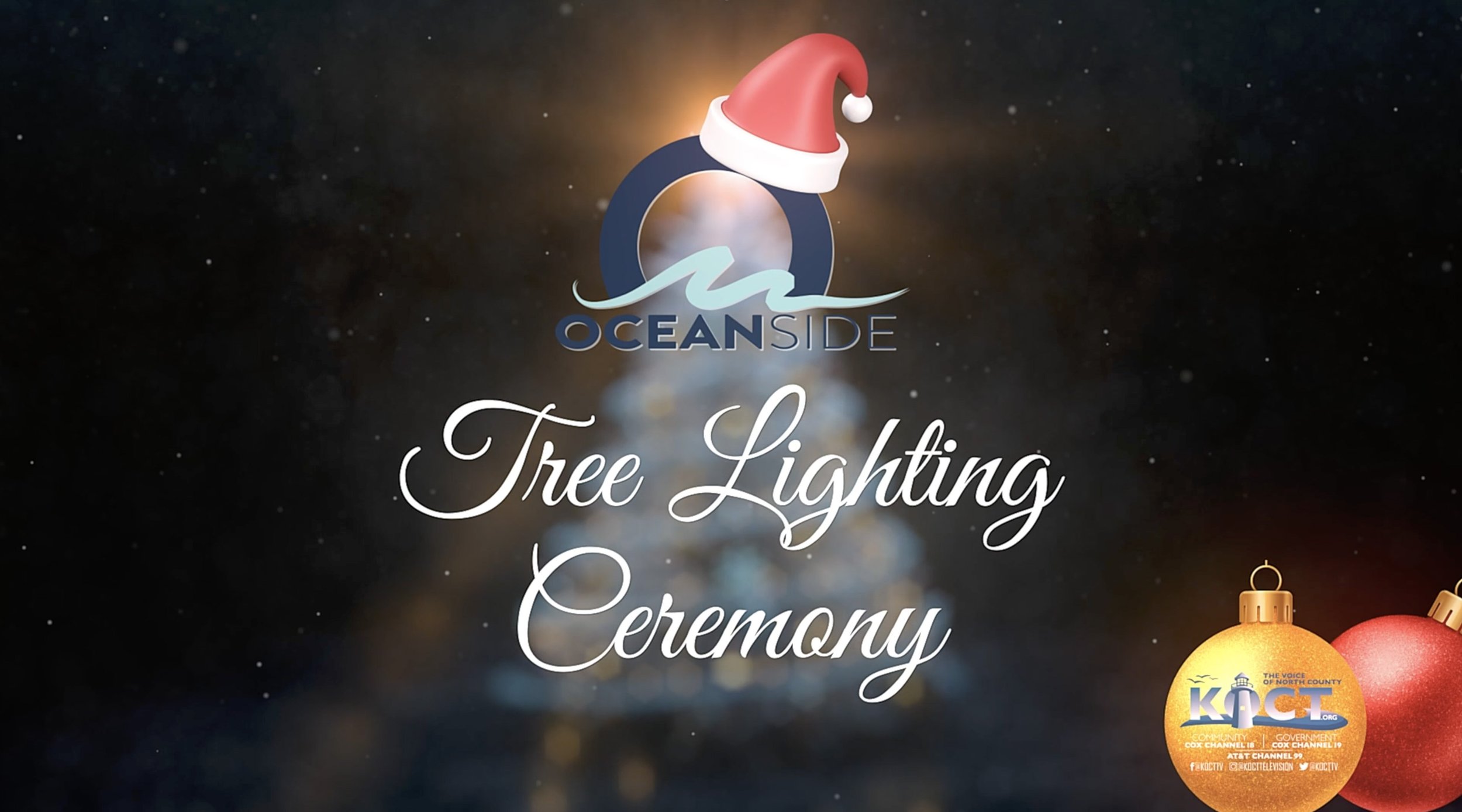 2023 Oceanside Holiday Tree Lighting Ceremony — KOCT TV The Oceanside